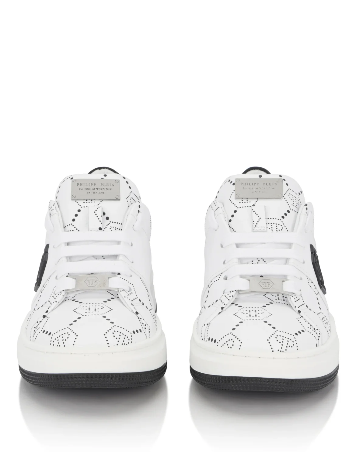 Low-Top Sneakers Monogram, цвет: Белый
