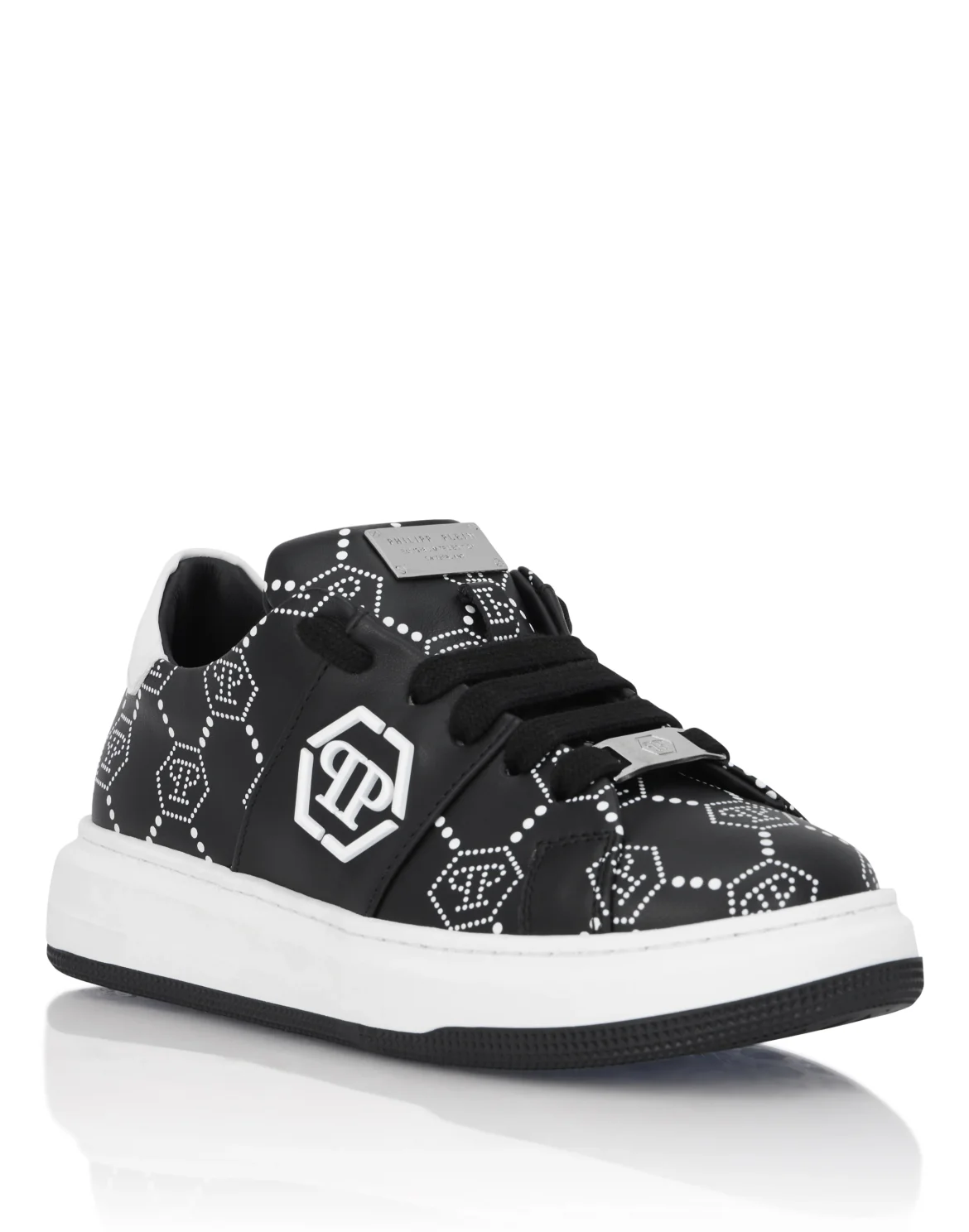 Low-Top Sneakers Monogram, цвет: Черный