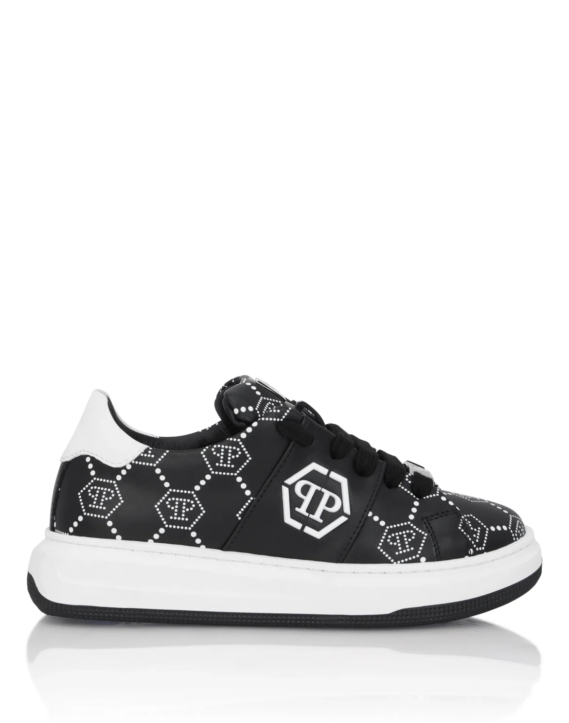 Low-Top Sneakers Monogram, цвет: Черный