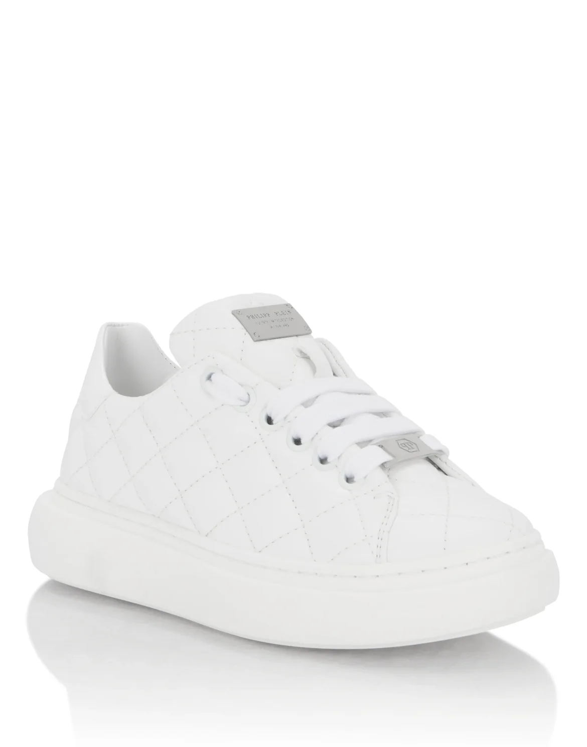 Low-Top Sneakers Matelasse, цвет: Белый