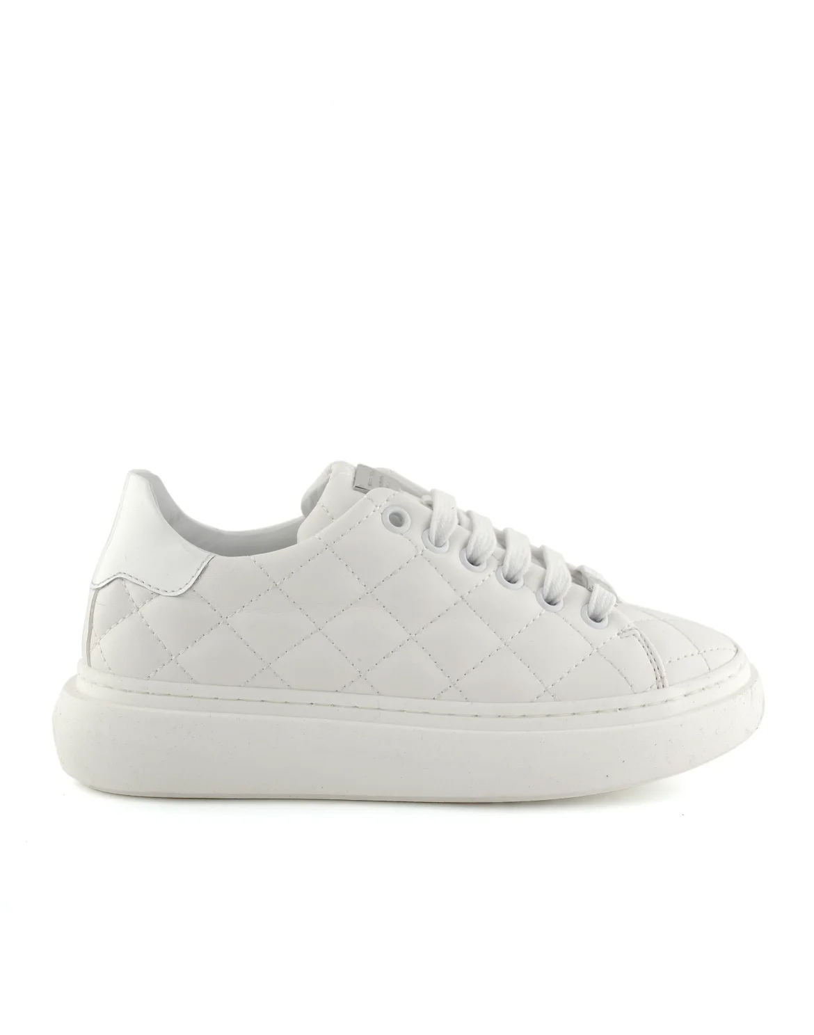 Low-Top Sneakers Matelasse, цвет: Белый