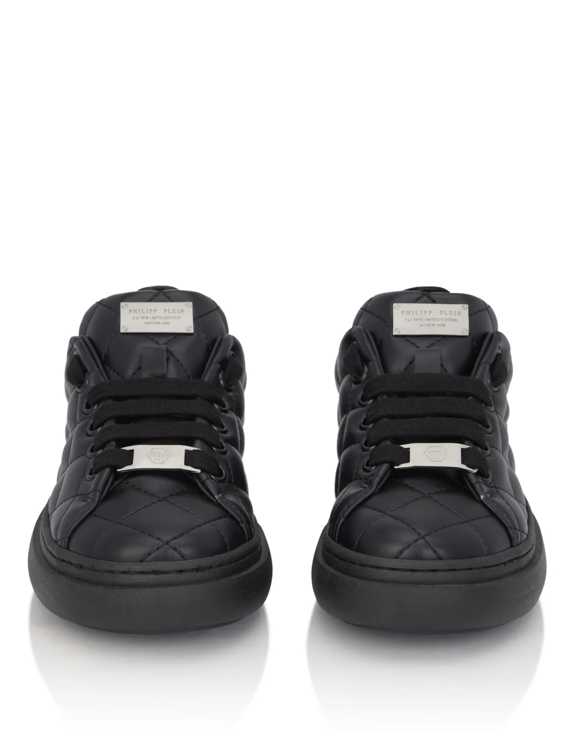 Low-Top Sneakers Matelasse, цвет: Черный