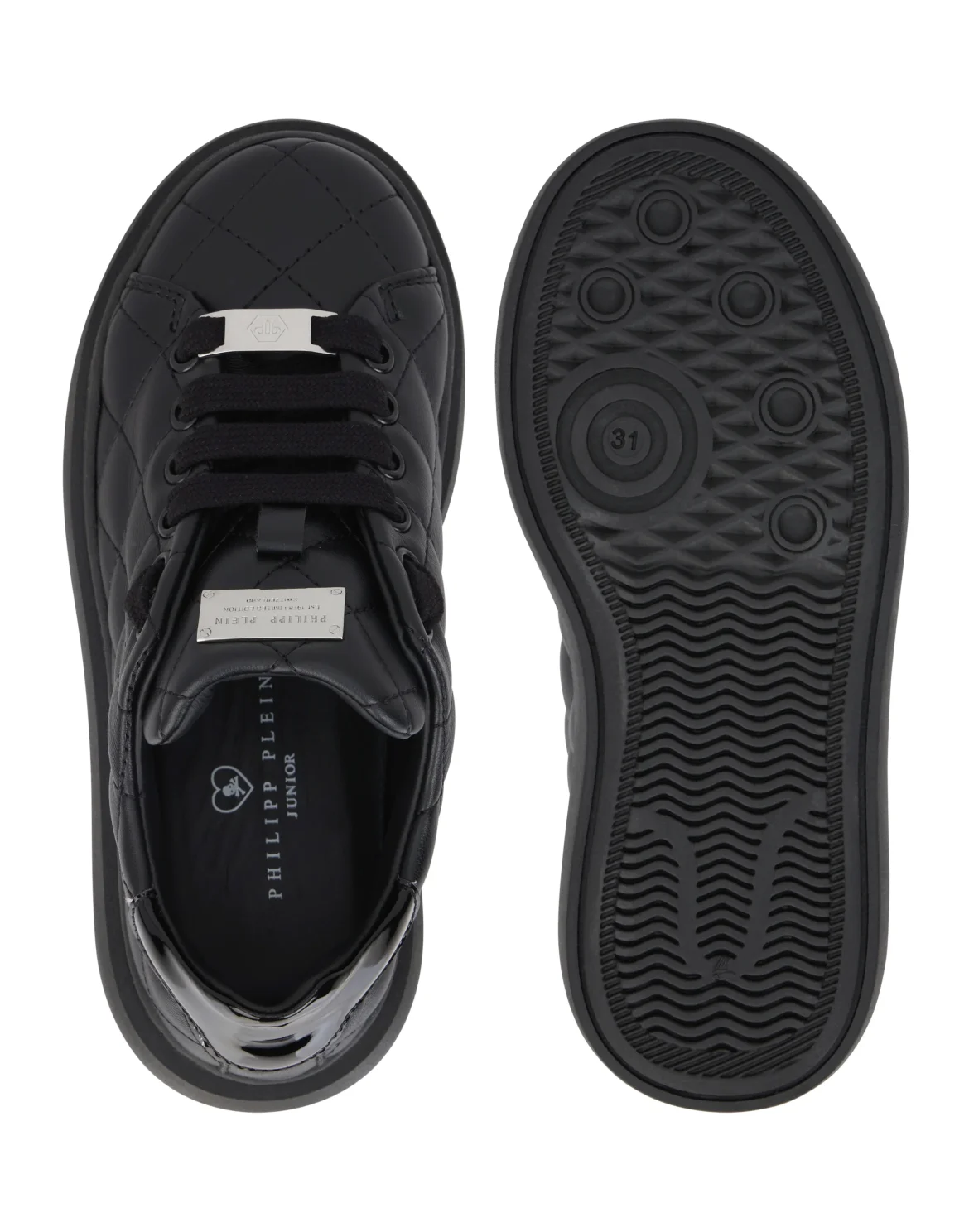Low-Top Sneakers Matelasse, цвет: Черный