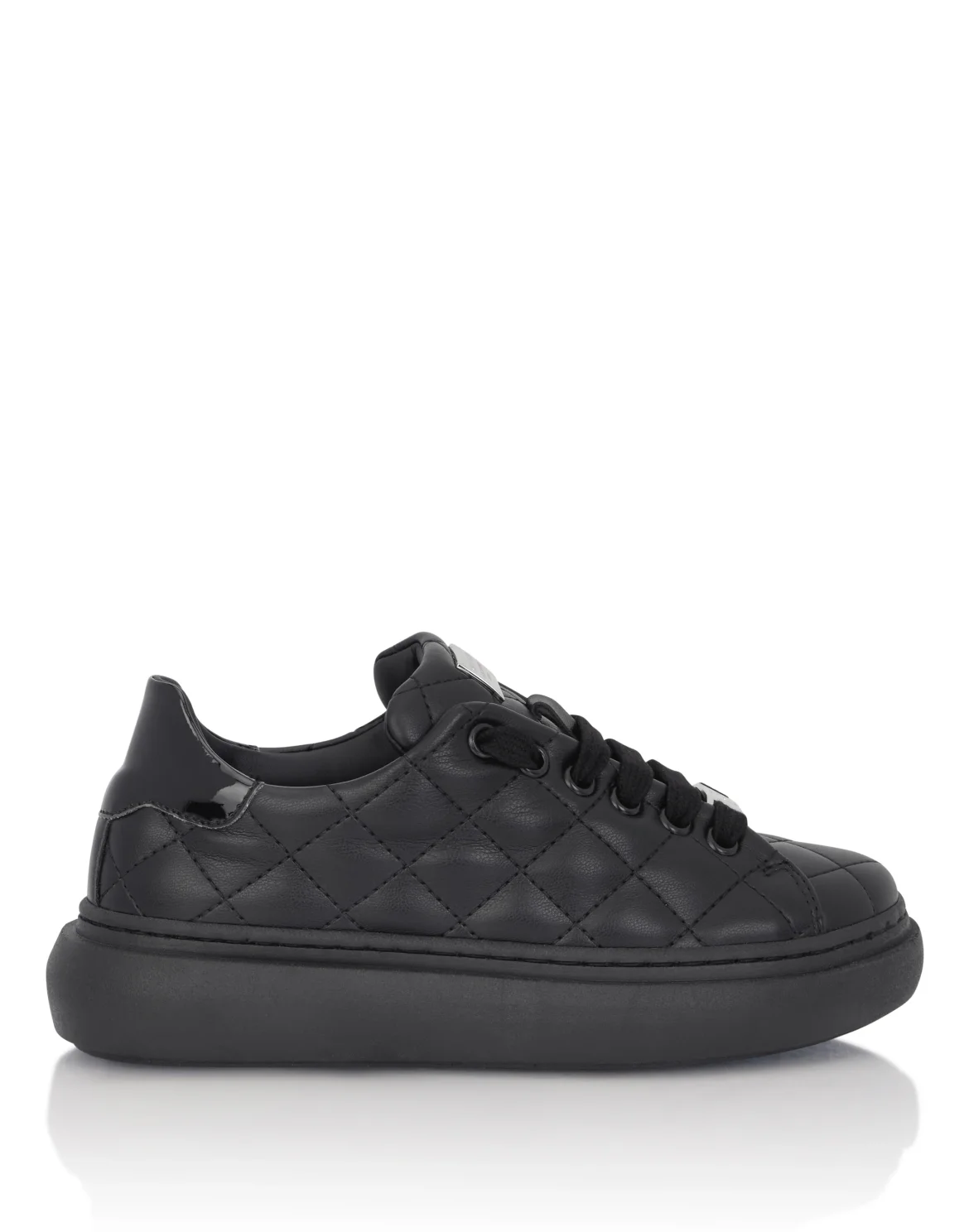 Low-Top Sneakers Matelasse, цвет: Черный