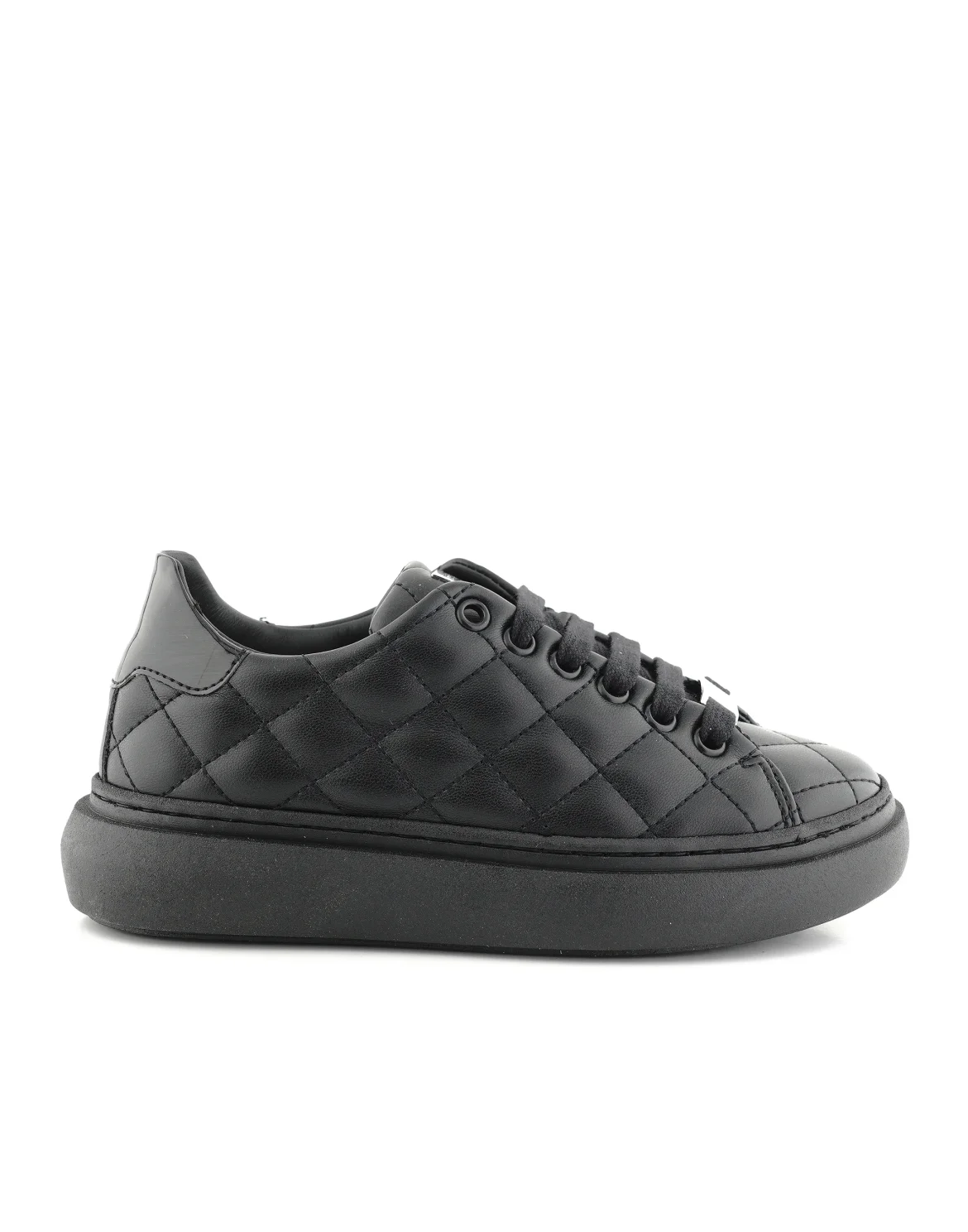 Low-Top Sneakers Matelasse, цвет: Черный