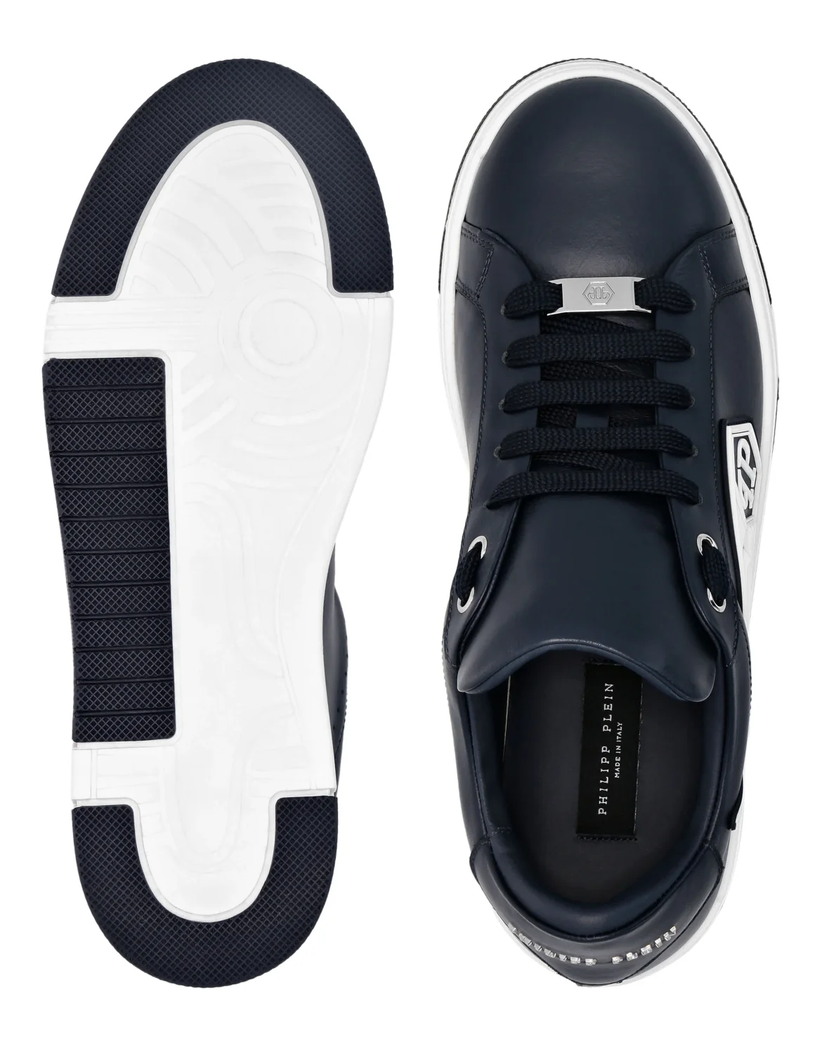 Low Top Sneakers Plein Patch, цвет: Синий