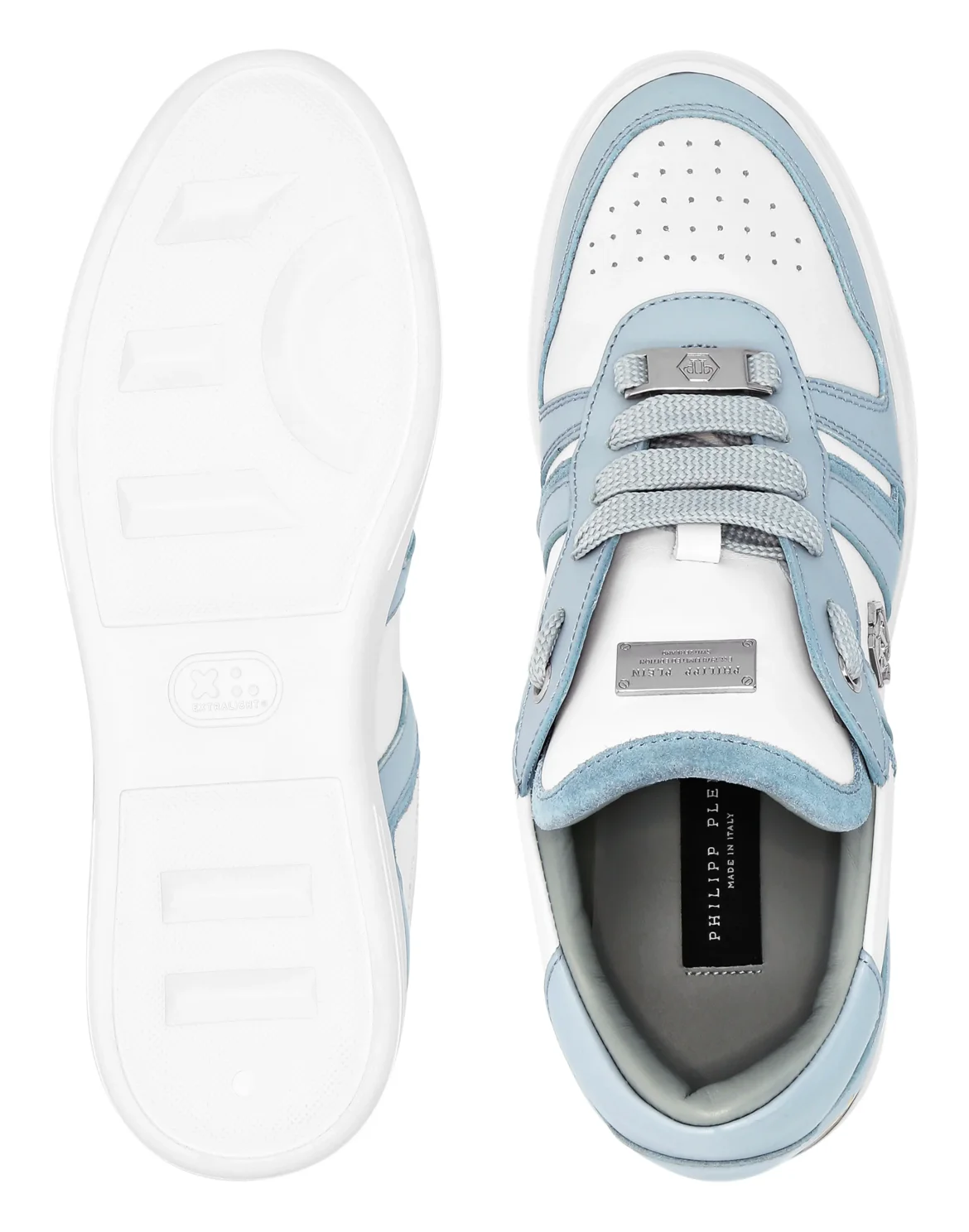 Low Top Sneakers Stripes, цвет: Голубой
