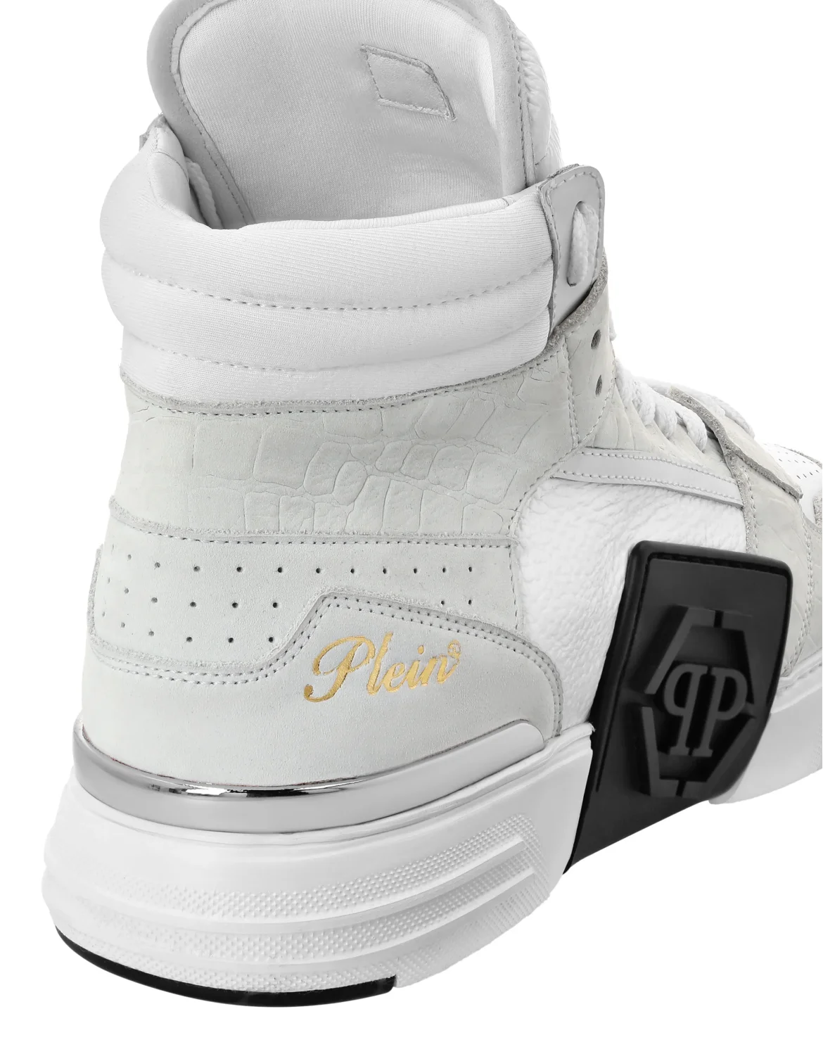 Nubuck Mid Top Sneakers Phantom, цвет: Белый