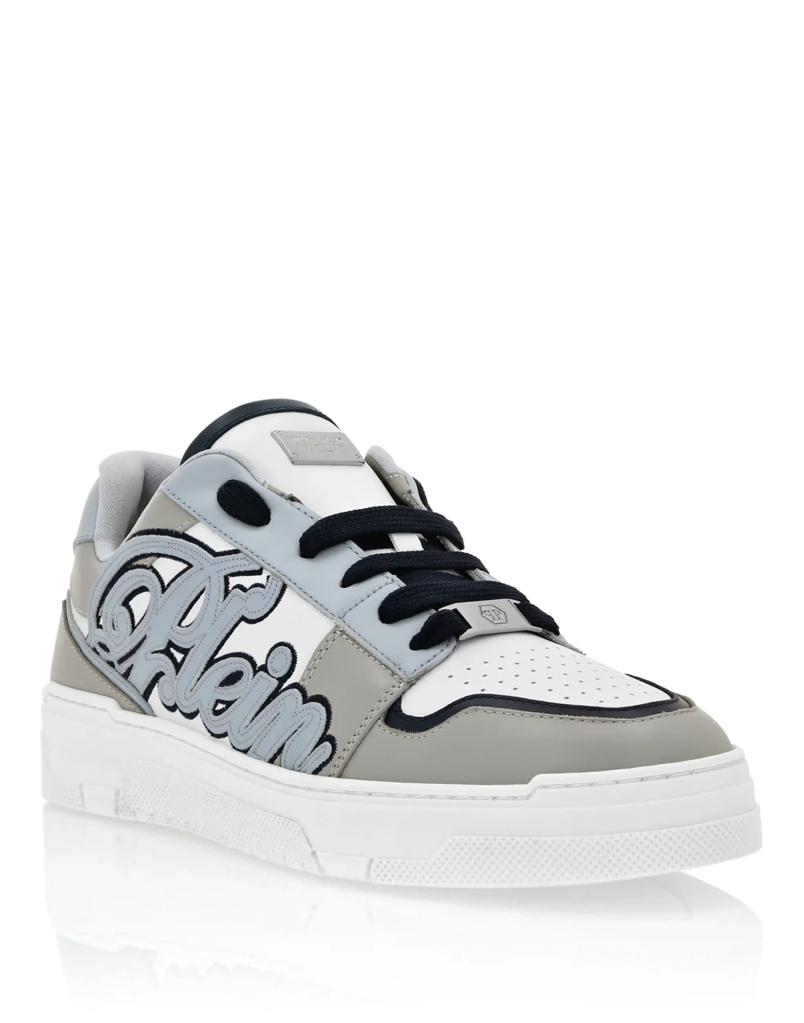 Low Top Sneakers Patch Plein, цвет: Белый