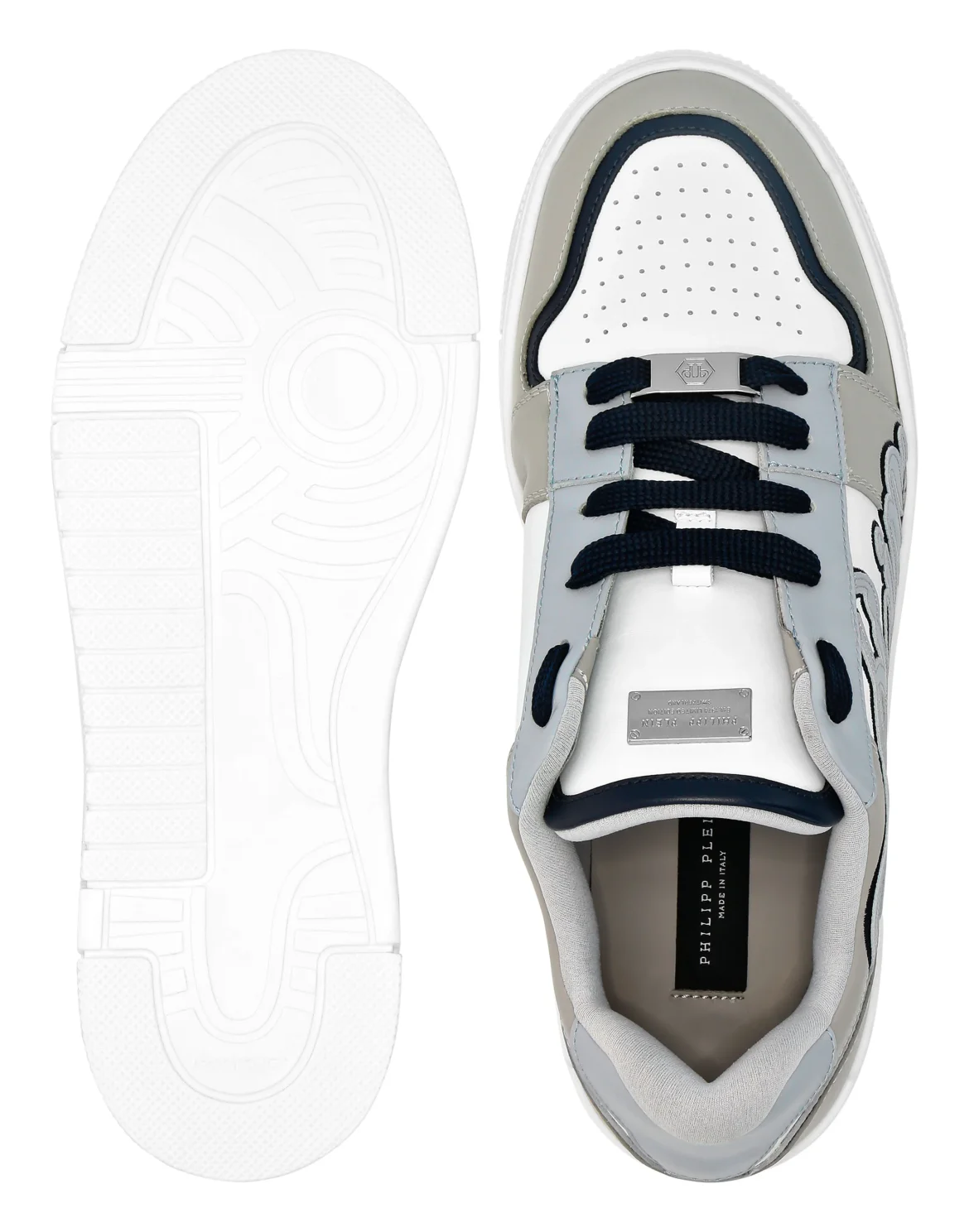 Low Top Sneakers Patch Plein, цвет: Белый