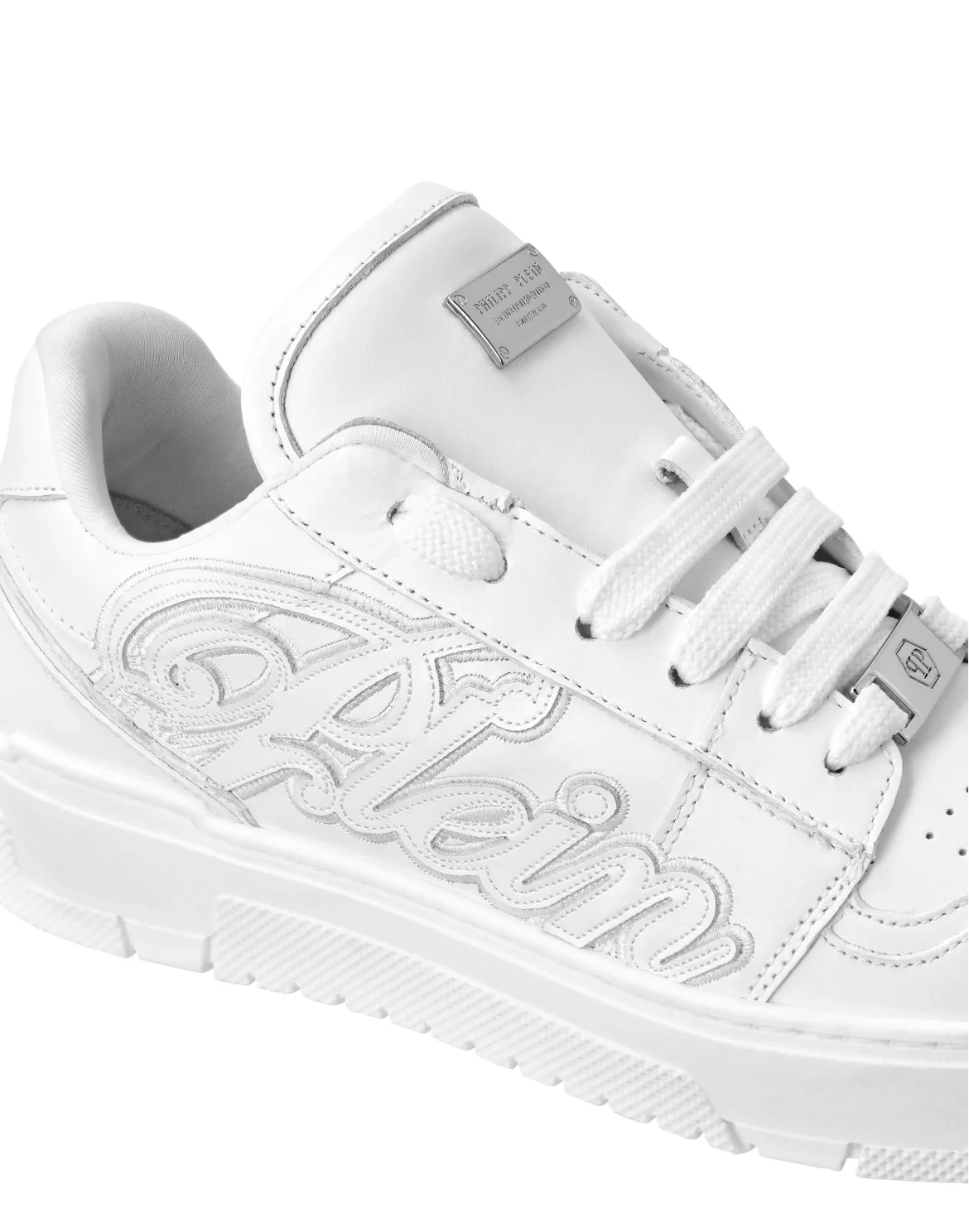 Low Top Sneakers Patch Plein, цвет: Белый