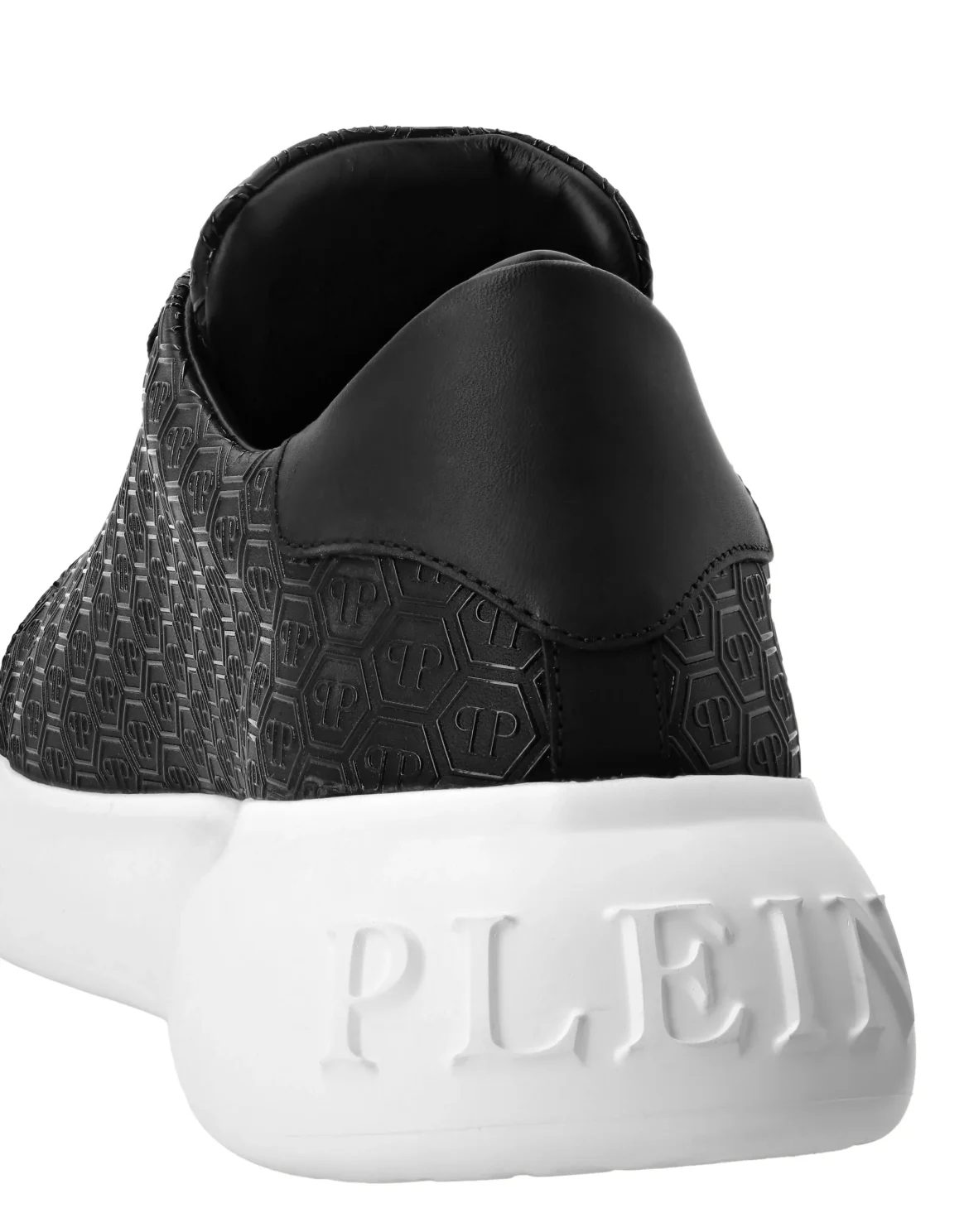 Nappa Leather Low Top Sneakers Monogram, цвет: Черный