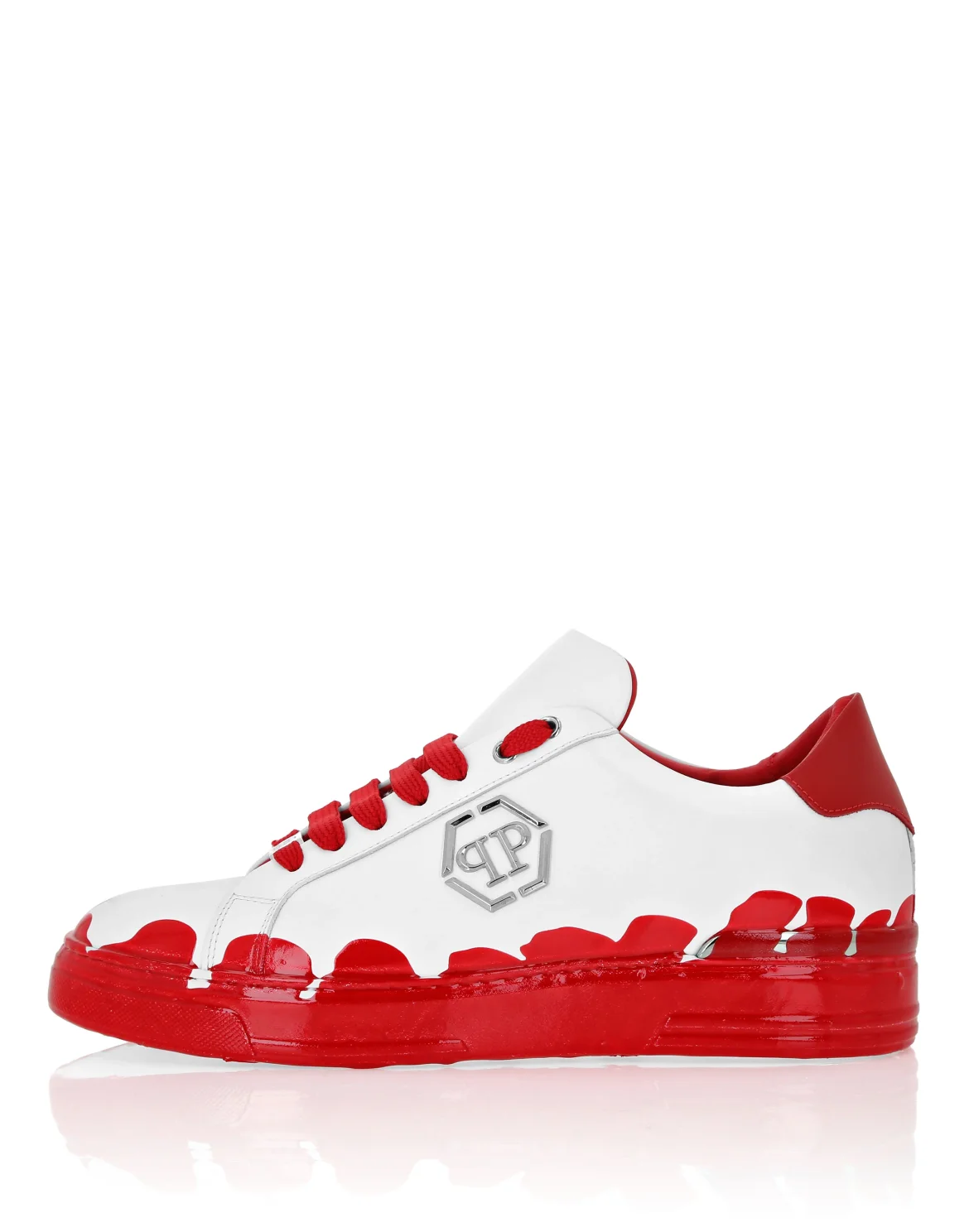 Nappa Leather Low Top Sneakers Carson Paint, цвет: Красный