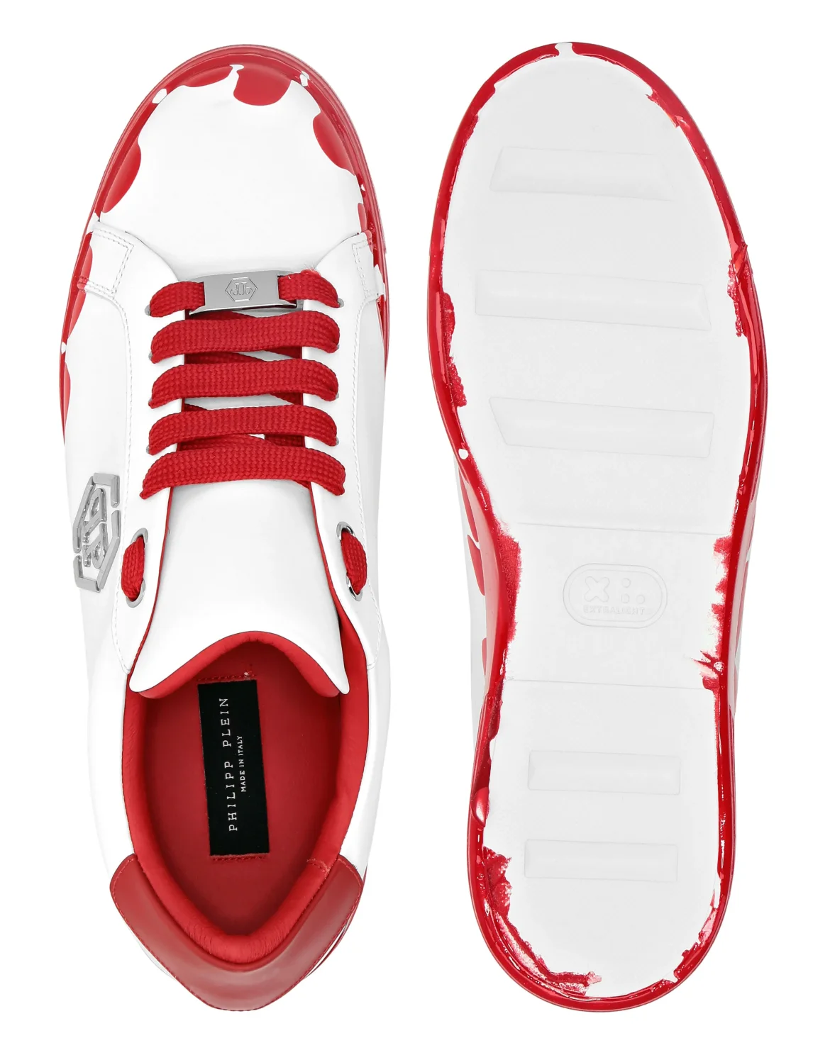 Nappa Leather Low Top Sneakers Carson Paint, цвет: Красный