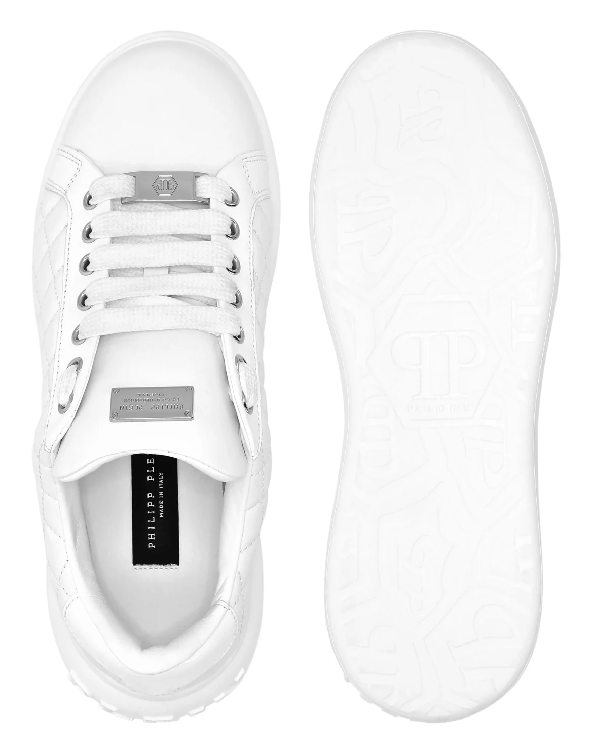 Low Top Sneakers Matelasse, цвет: Белый