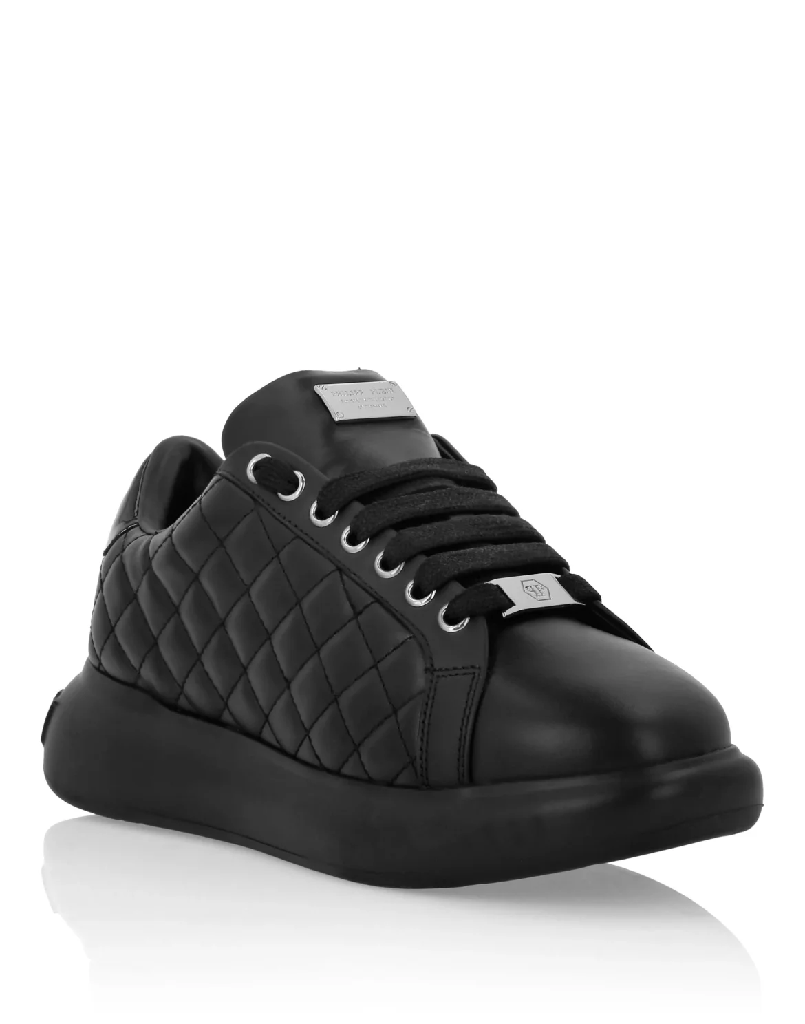 Low Top Sneakers Matelasse, цвет: Черный