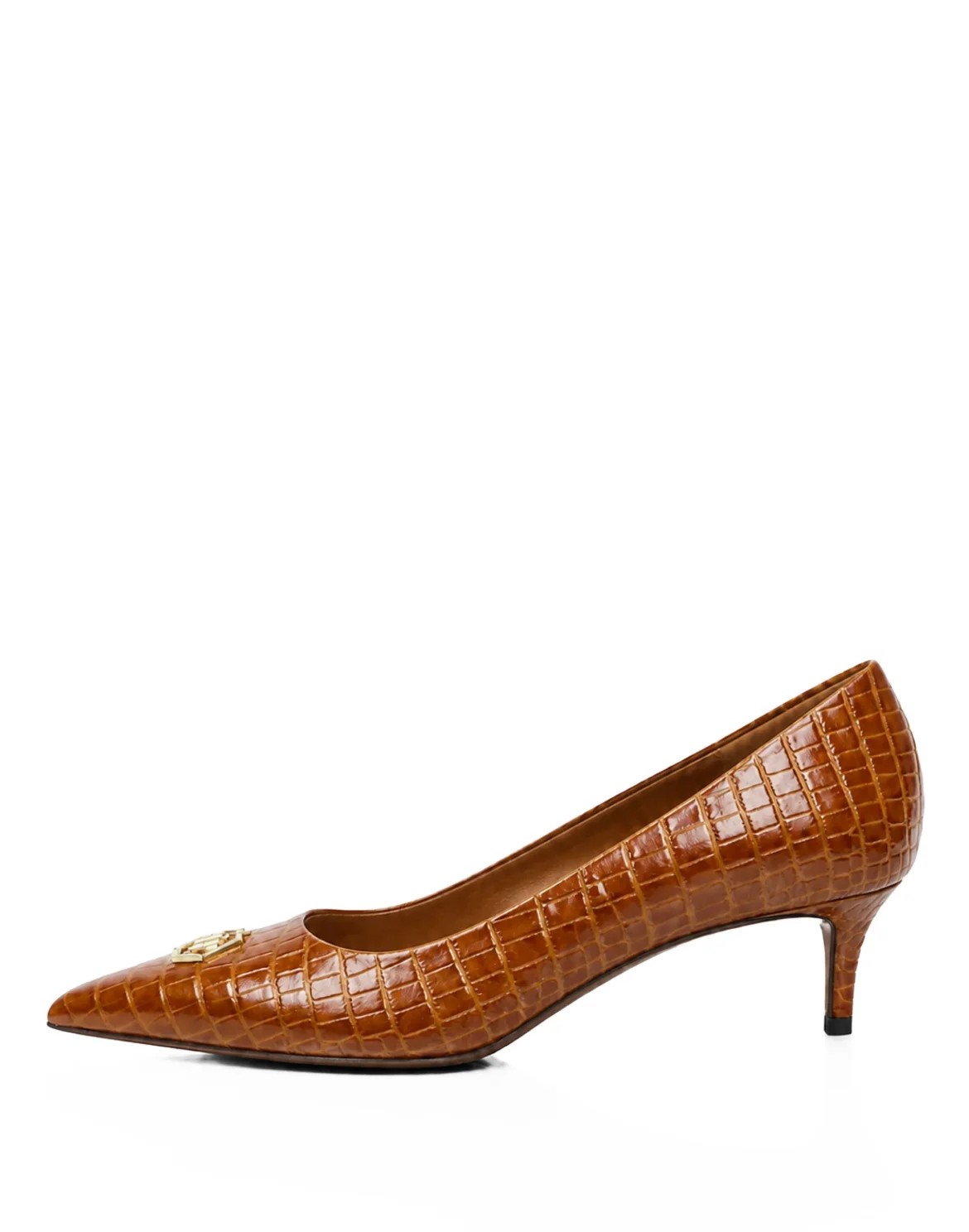 Decollete Mid Heels 6 Cocco Hexagon, цвет: Коричневый
