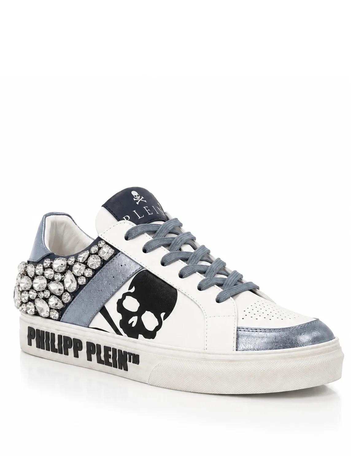 Low-Top Sneakers Skull Stones, цвет: Синий