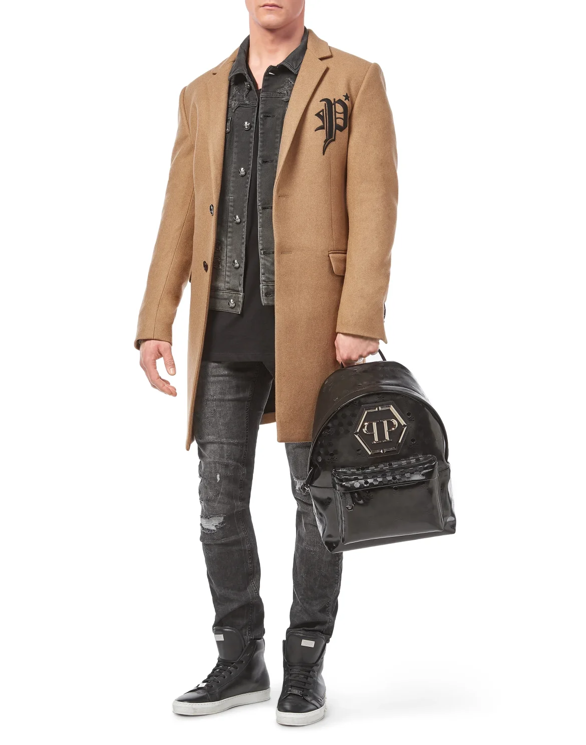 Coat Long "Gothic P", цвет: Бежевый