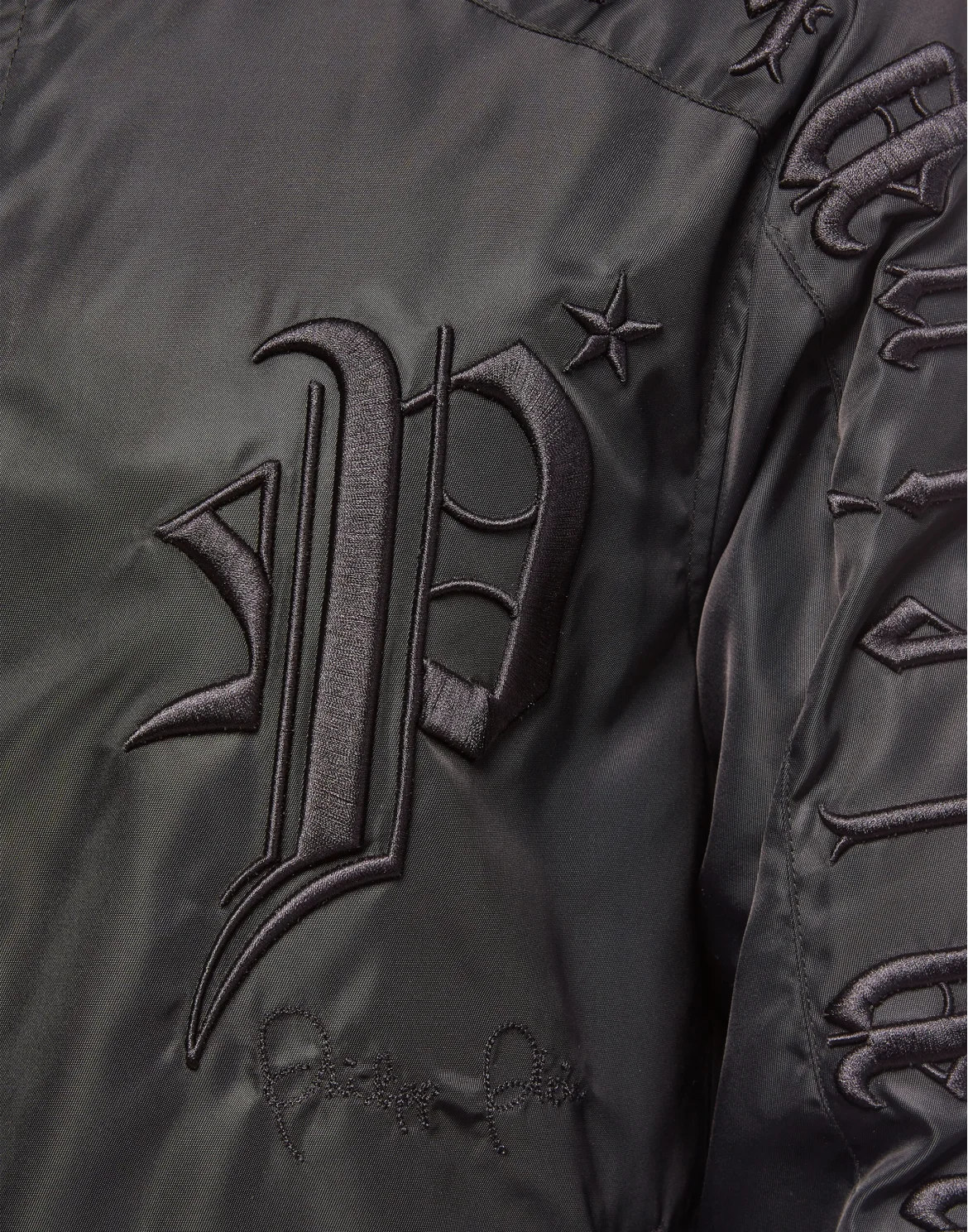 Nylon Jacket "Don't Leave", цвет: Черный