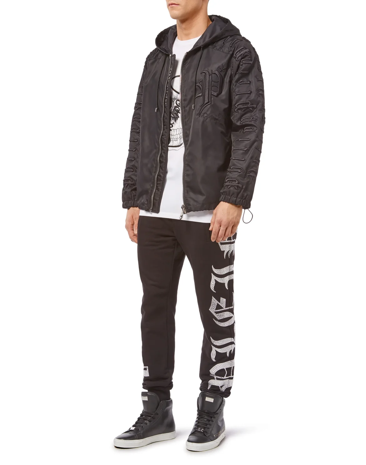 Nylon Jacket "Don't Leave", цвет: Черный