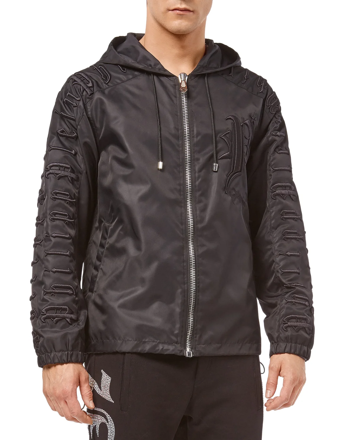 Nylon Jacket "Don't Leave", цвет: Черный