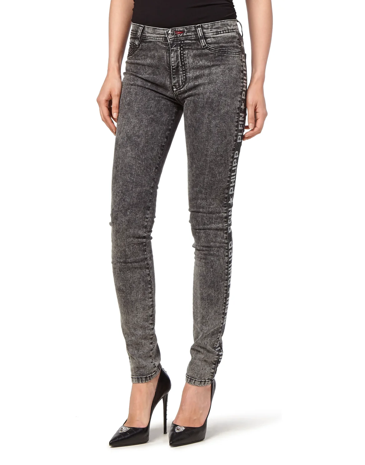High Waist Jegging "Popular", цвет: Серый