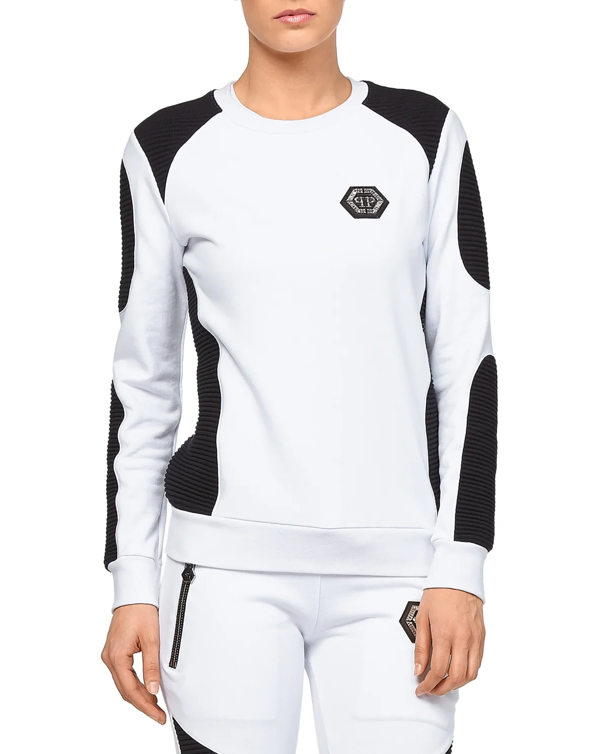 Sweatshirt LS "Lined One", цвет: Белый