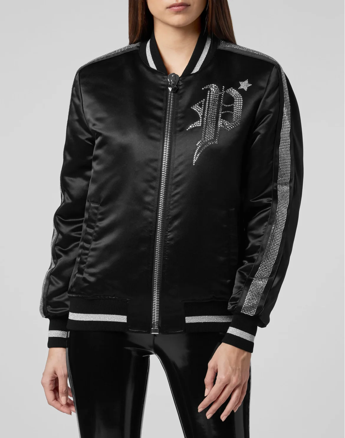 Bomber "Say Strass", цвет: Черный