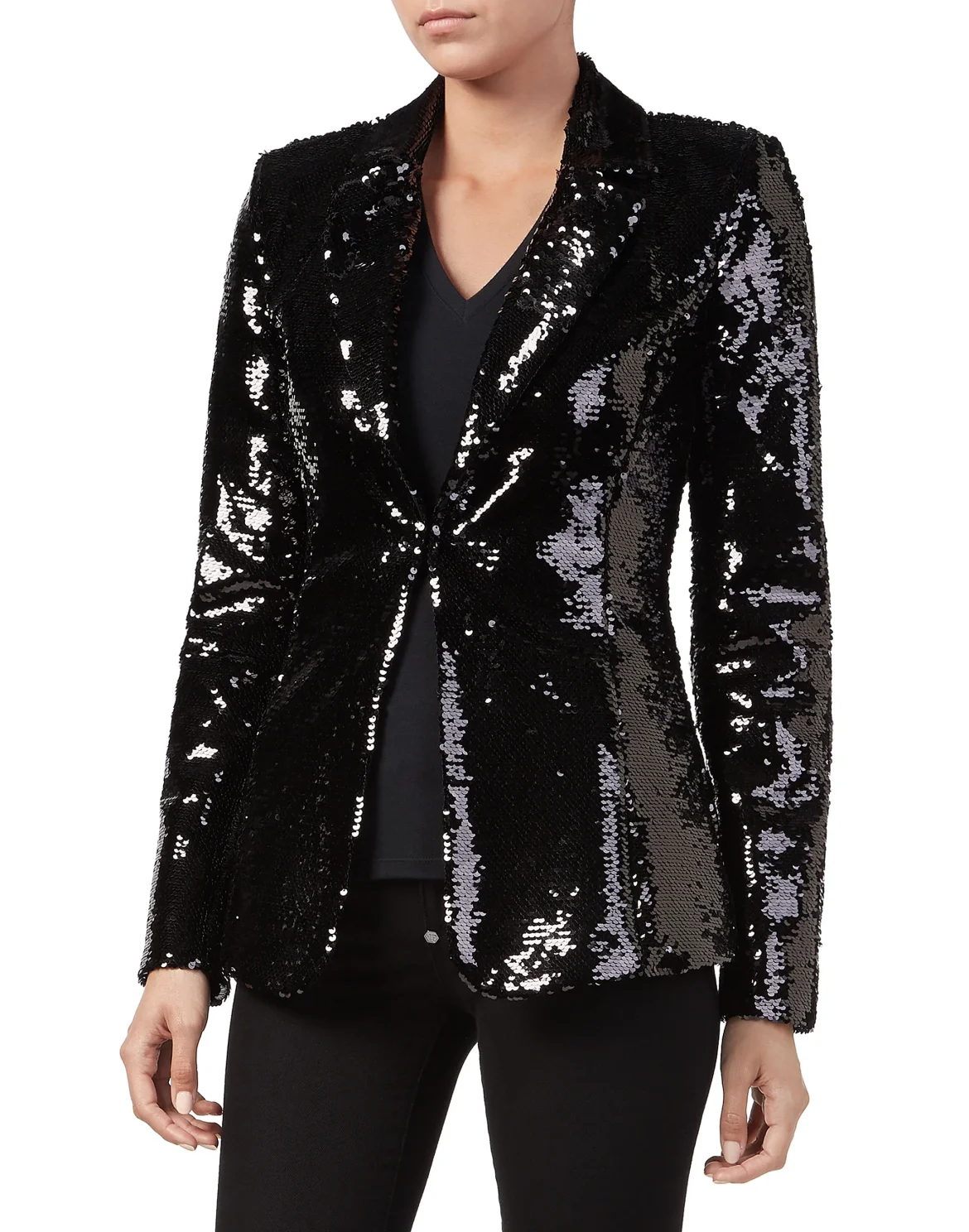 Blazer "Pailettes", цвет: Черный