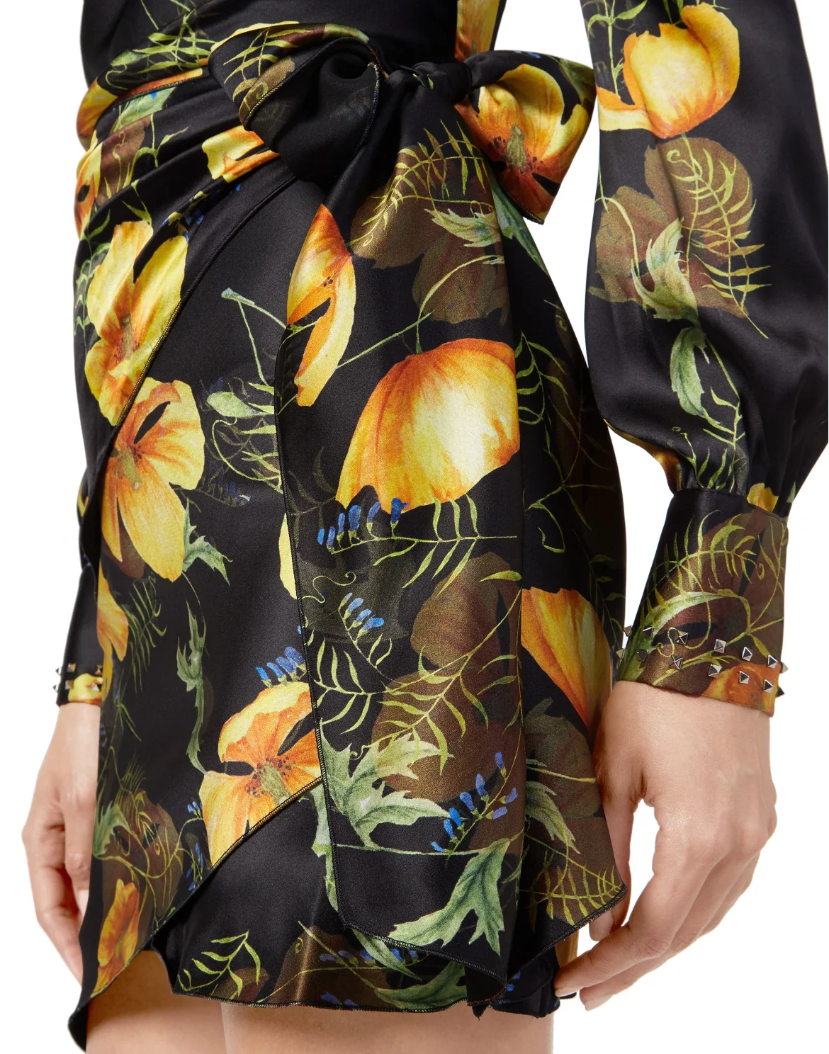 Short Dress " Blossom", цвет: Черный