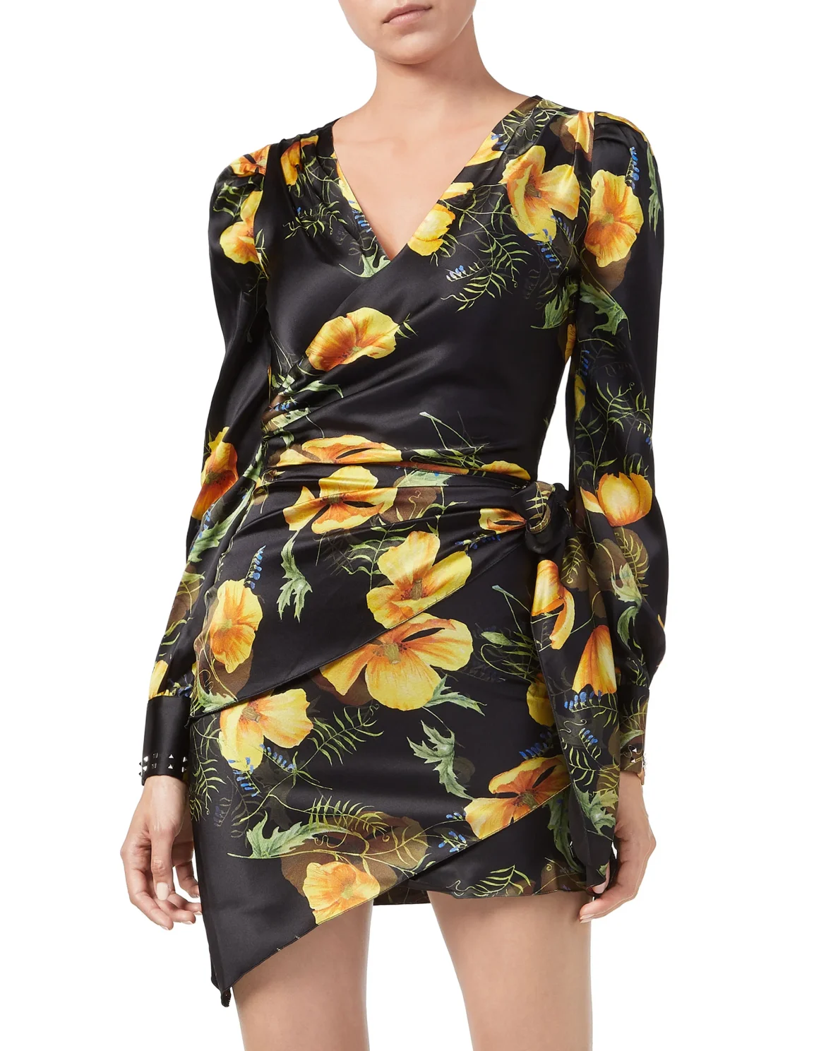 Short Dress " Blossom", цвет: Черный