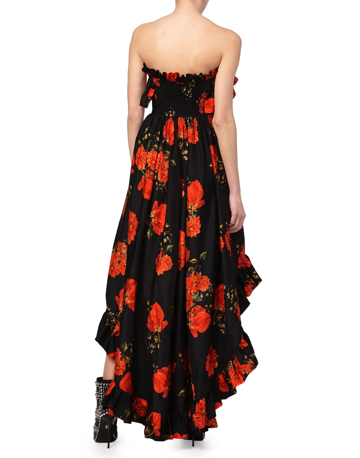 Long Dress "Full Of Flower", цвет: Черный