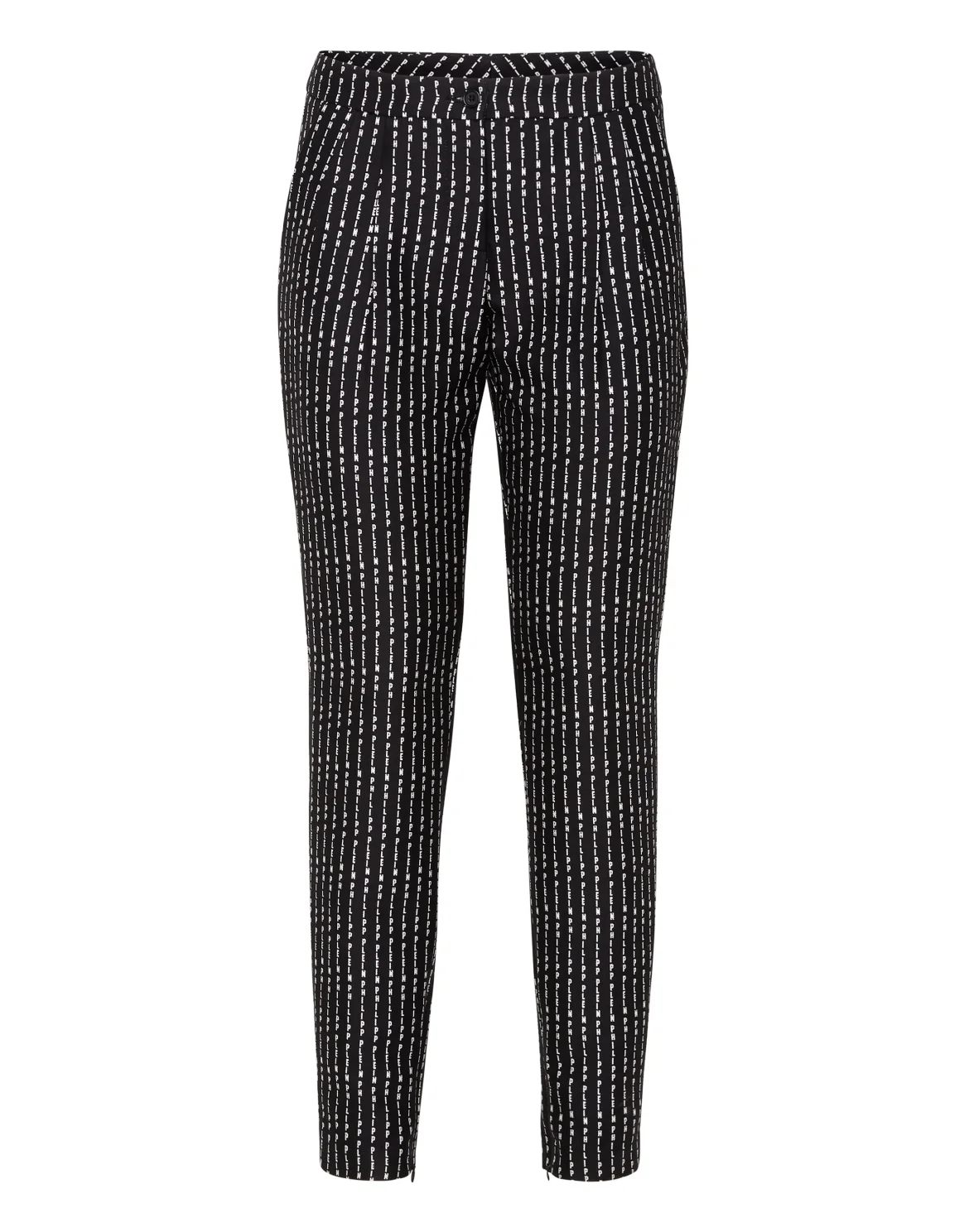 Long Trousers "Pinstripe Plein", цвет: Черный