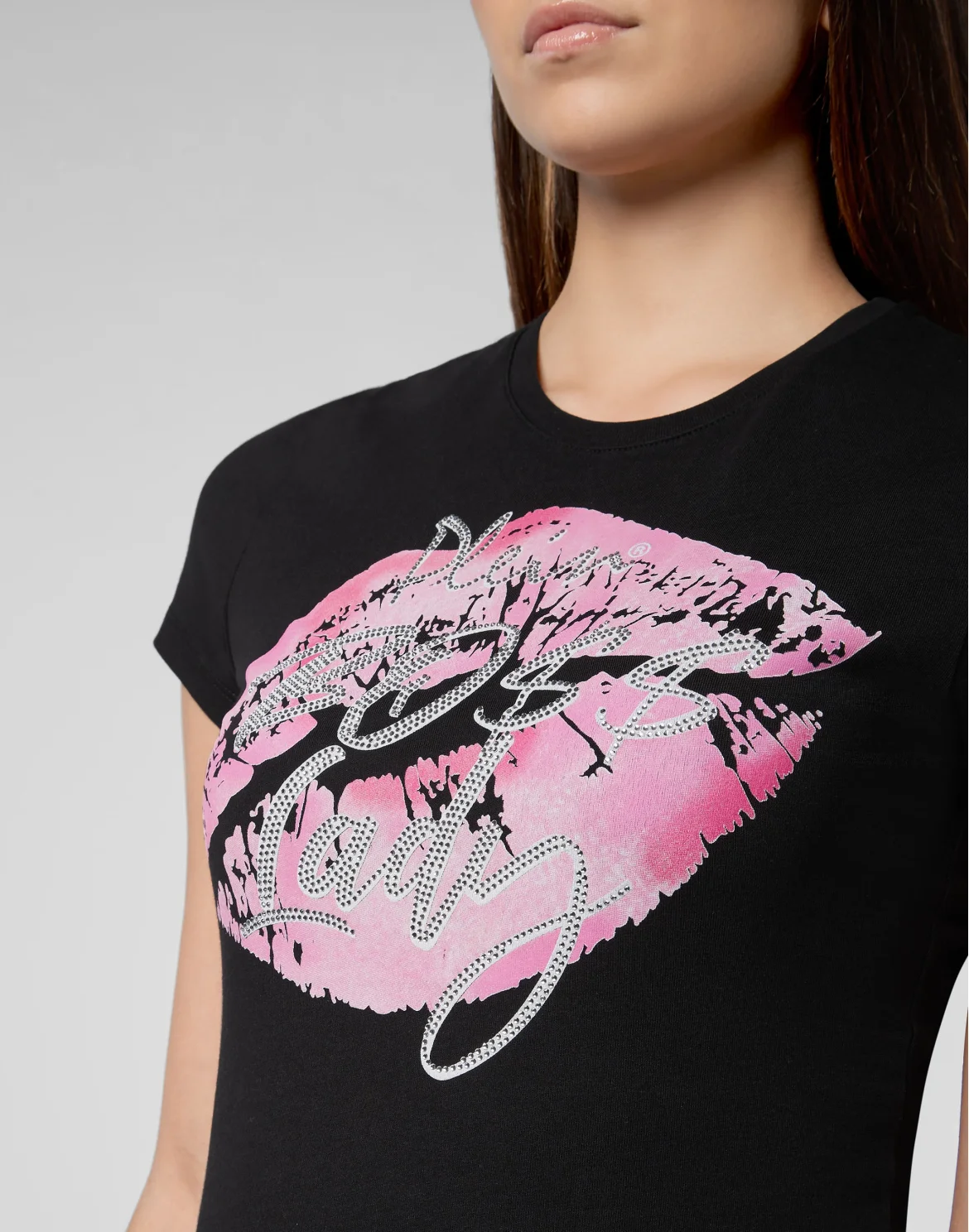 T-shirt Round Neck SS Boss lady, цвет: Черный