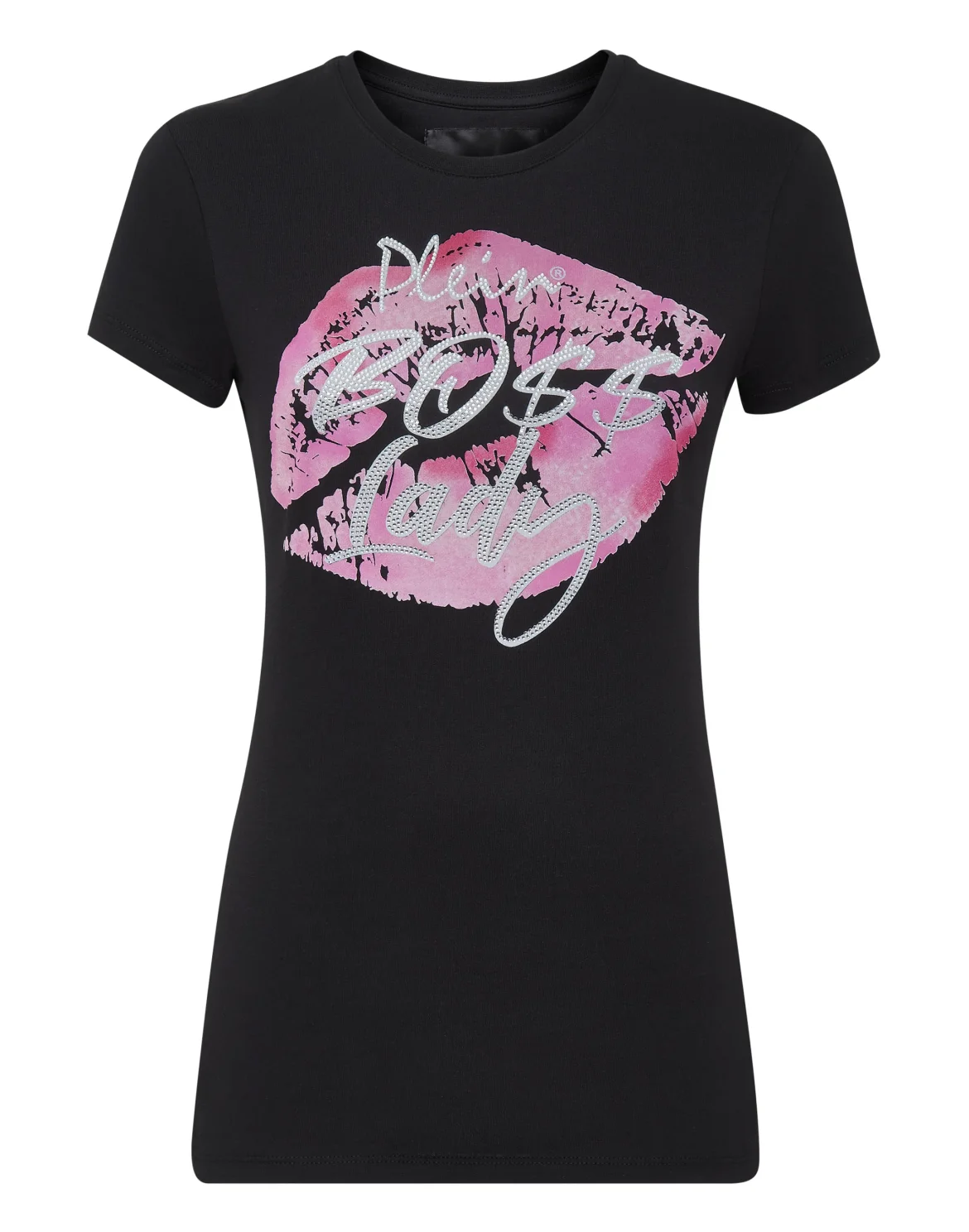 T-shirt Round Neck SS Boss lady, цвет: Черный
