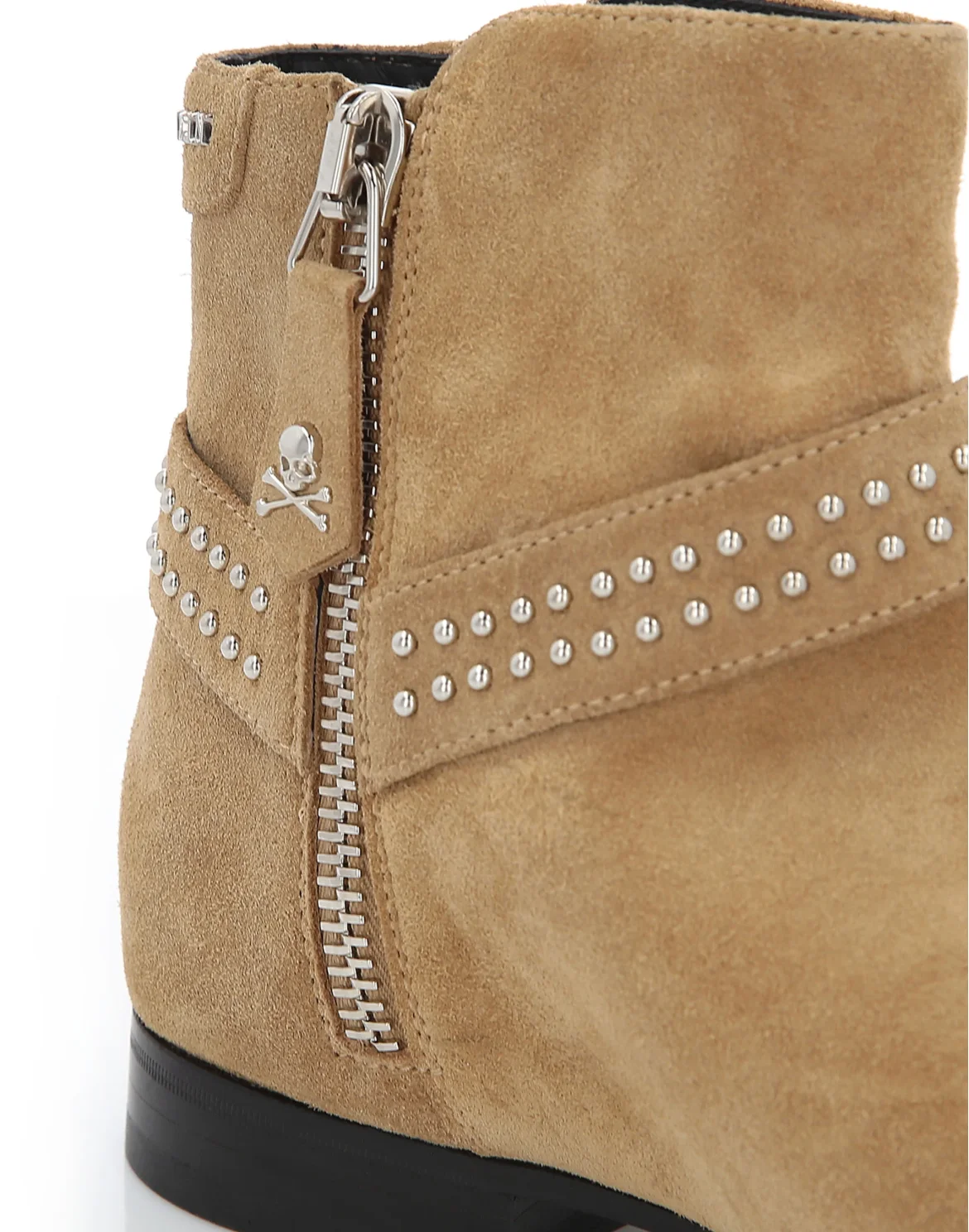 Boots Low Flat "Fingers", цвет: Бежевый