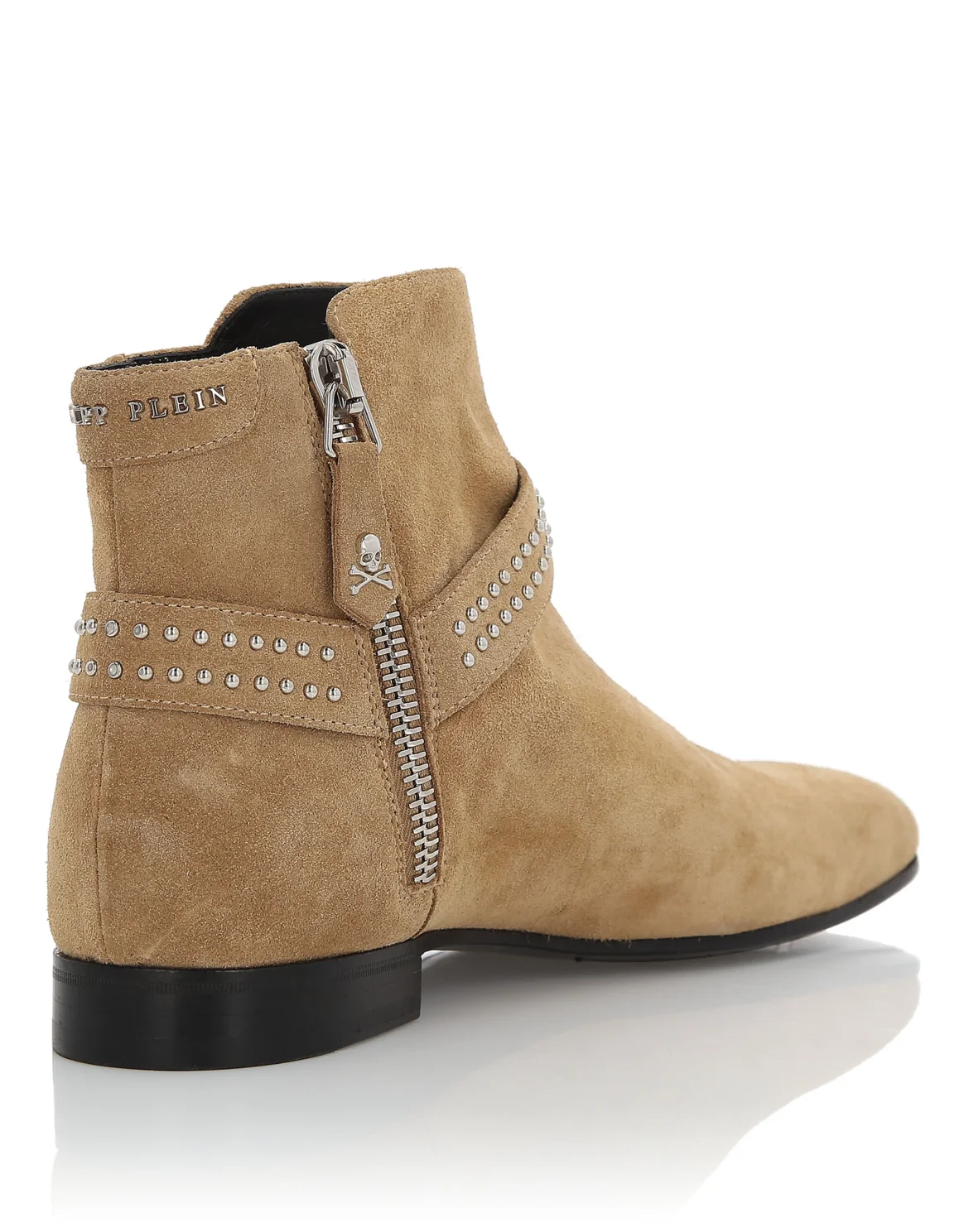 Boots Low Flat "Fingers", цвет: Бежевый