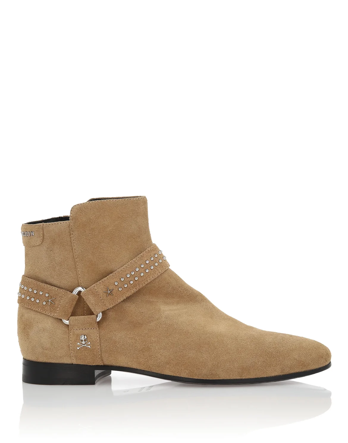Boots Low Flat "Fingers", цвет: Бежевый