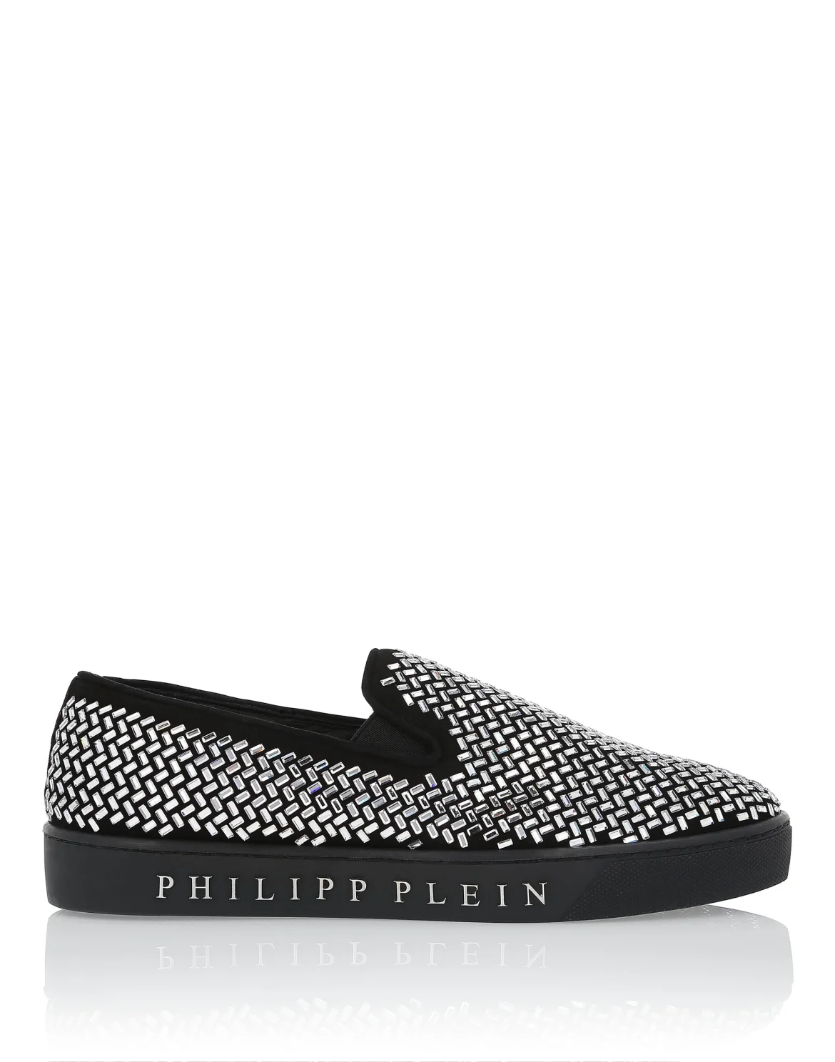 Slip On "Strass", цвет: Черный