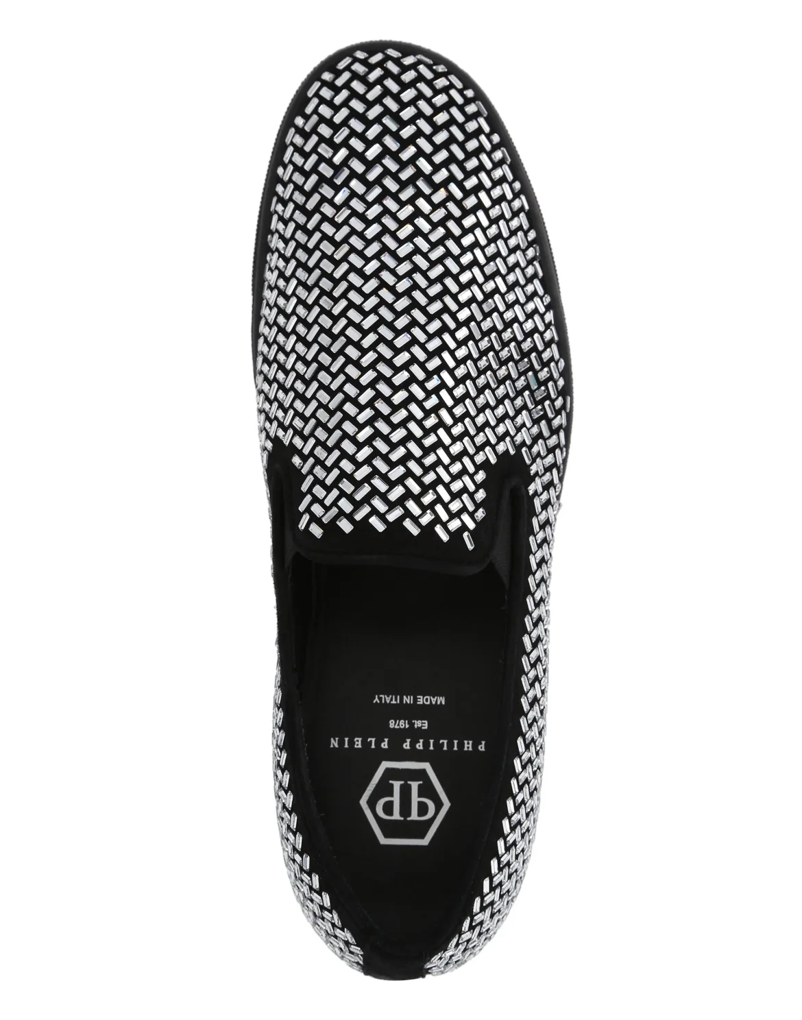 Slip On "Strass", цвет: Черный