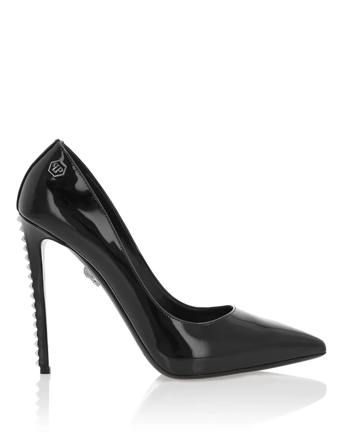 Decollete Hi-Heels "Back Studs", цвет: Черный