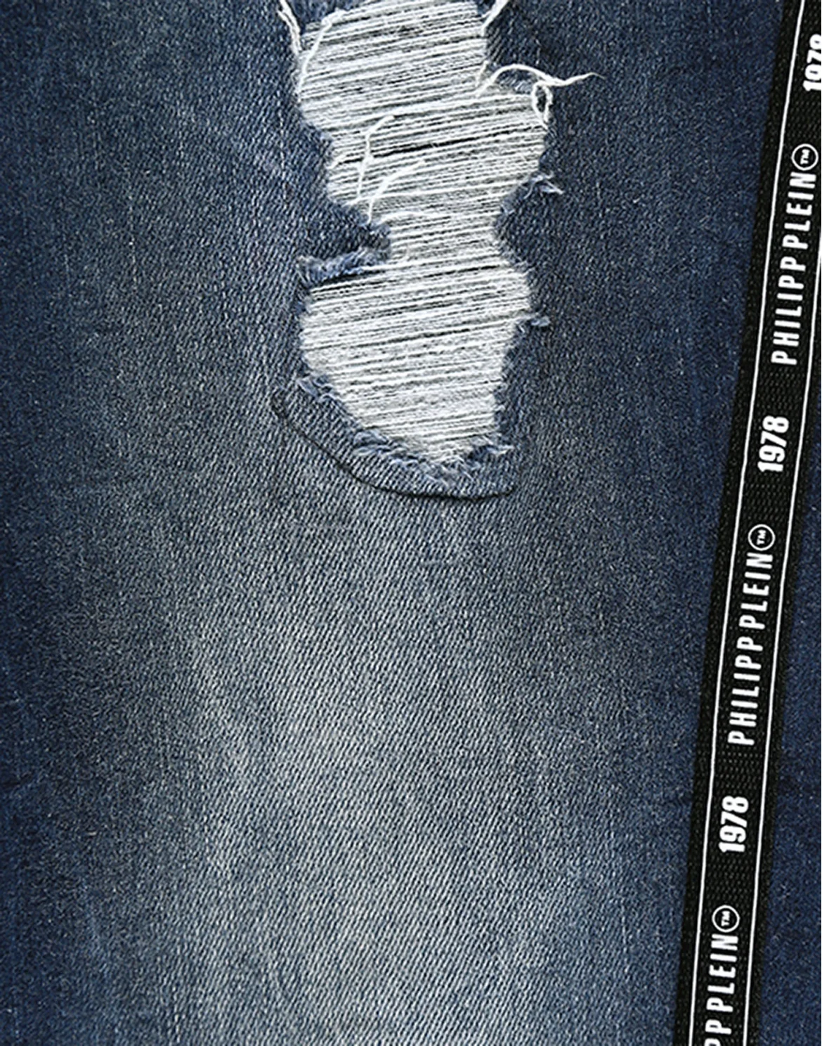 Denim Trousers Skull, цвет: Синий