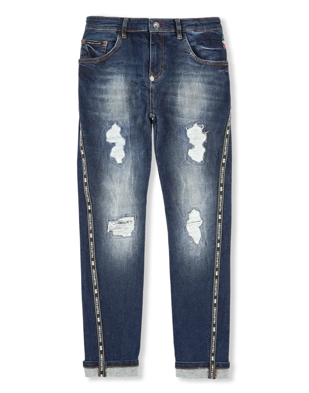 Denim Trousers Skull, цвет: Синий