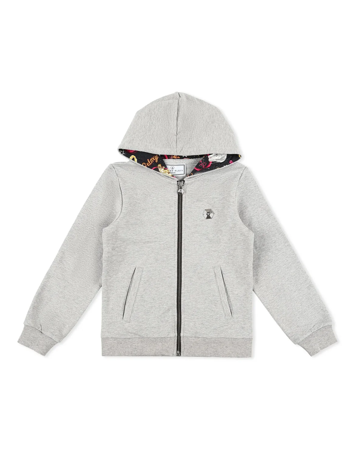 Hoodie Sweatjacket Statement, цвет: Серый