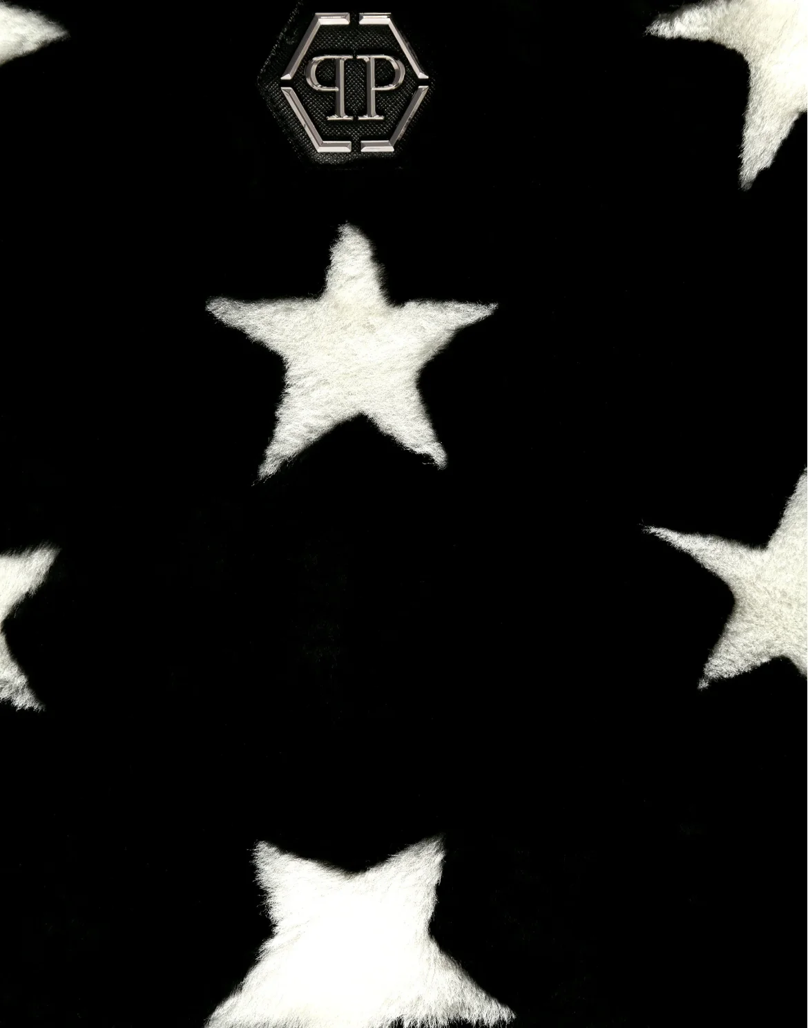 Leather Bomber Stars, цвет: Черный