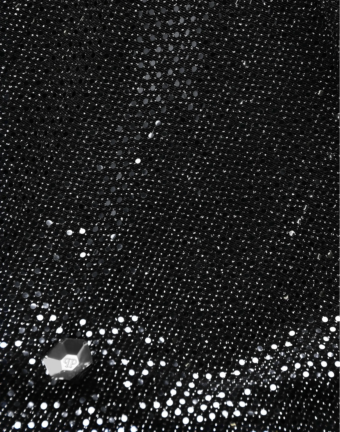 Short Dress Paillettes, цвет: Черный