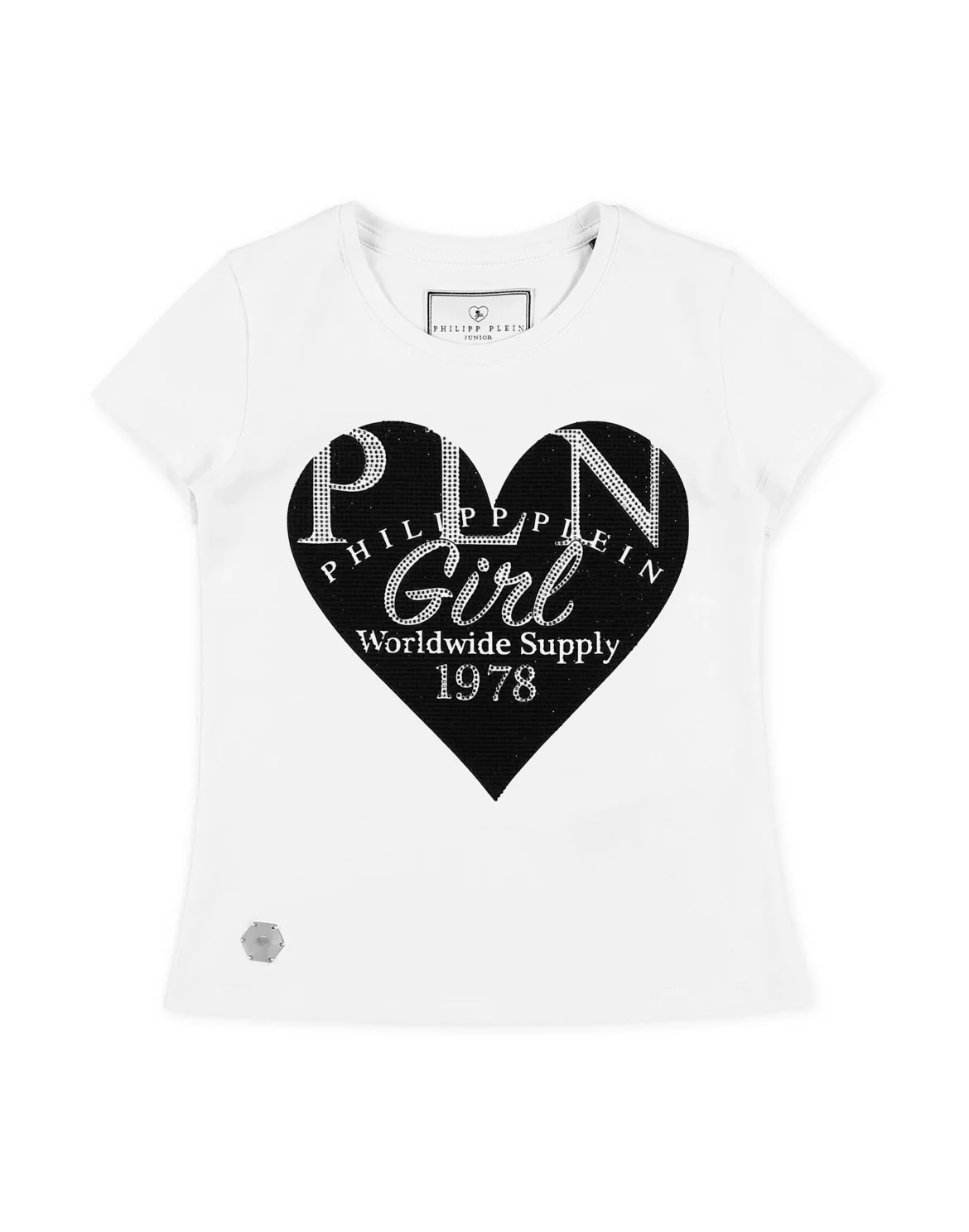 T-shirt Round Neck SS P.L.N., цвет: Белый