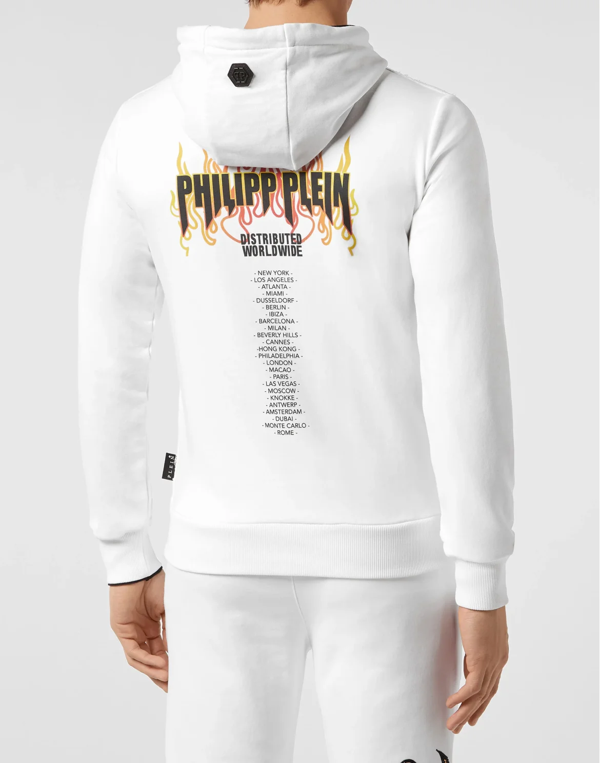 Hoodie sweatshirt Flame, цвет: Белый