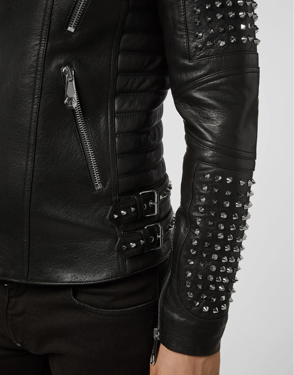 Leather Biker Studs, цвет: Черный